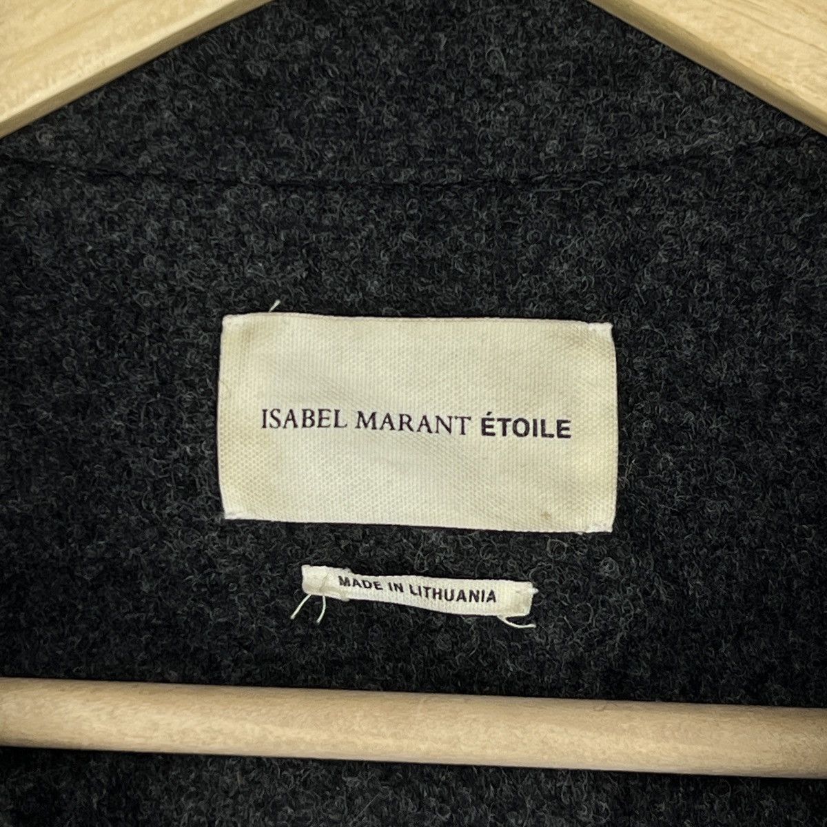 Designer × Isabel Marant × Isabel Marant Etoile Vintage Isabel Marant Oversize Wool Coat Double Breasted Size S / US 4 / IT 40 - 5 Thumbnail
