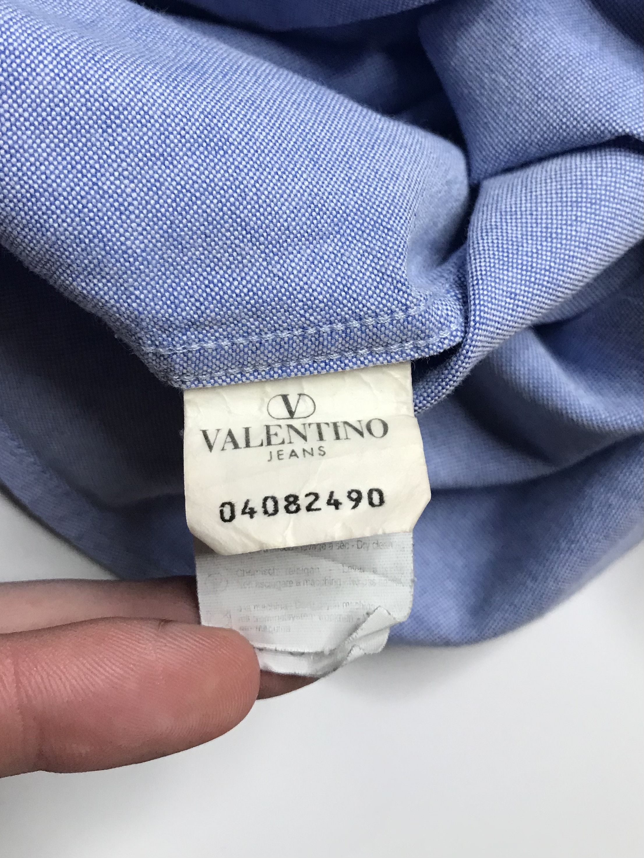 Valentino Valentino Jeans Button Shirt Cotton Mens Sz L Size US L / EU 52-54 / 3 - 9 Thumbnail