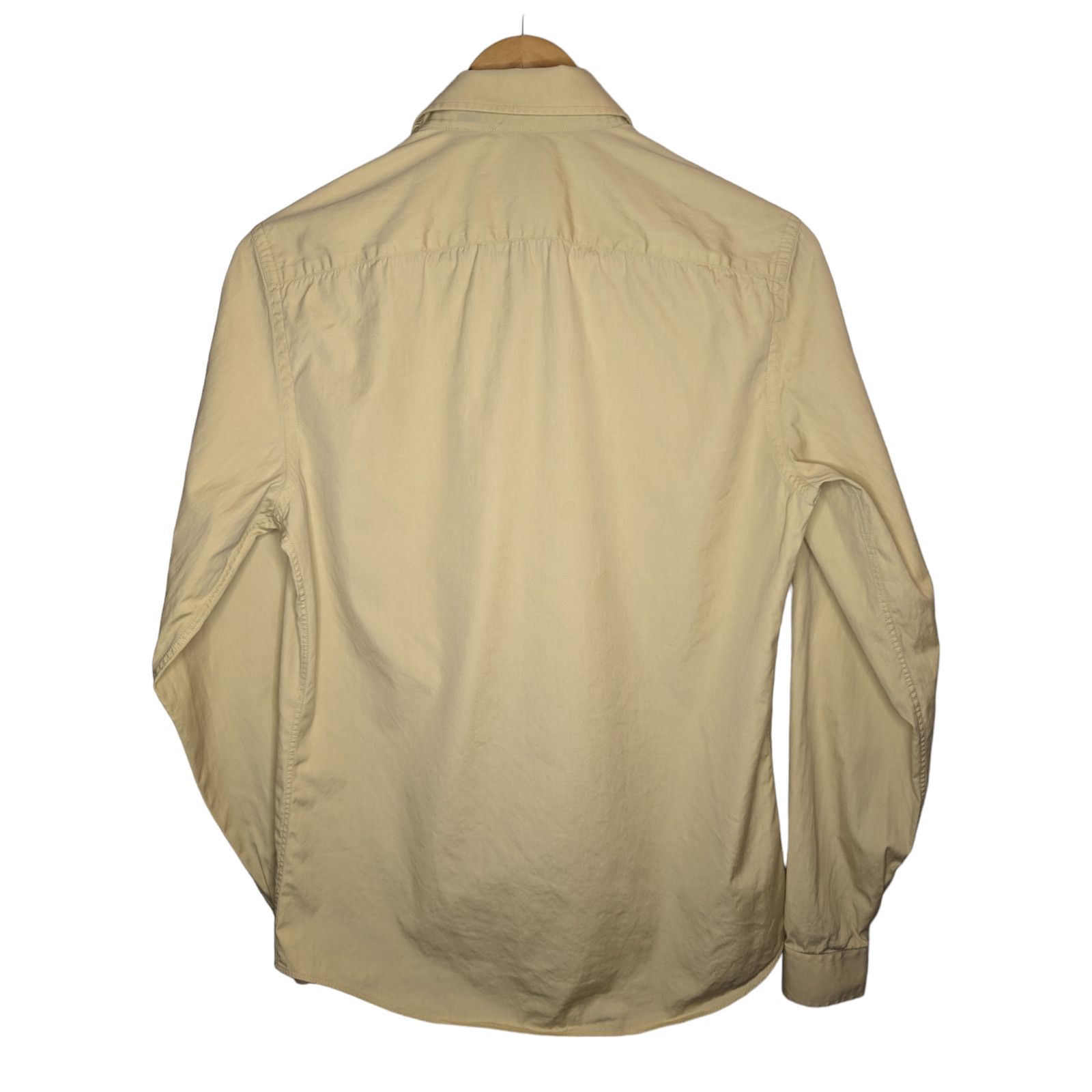 Burberry Prorsum Burberry Prorsum Button Up Dress Shirt Yellow Size US XS / EU 42 / 0 - 2 Thumbnail