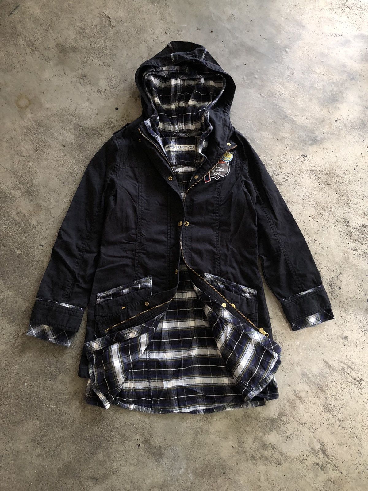 Angel Blue × Japanese Brand ANGEL BLUE DOUBLE LAYER JACKET Size S / US 4 / IT 40 - 4 Thumbnail