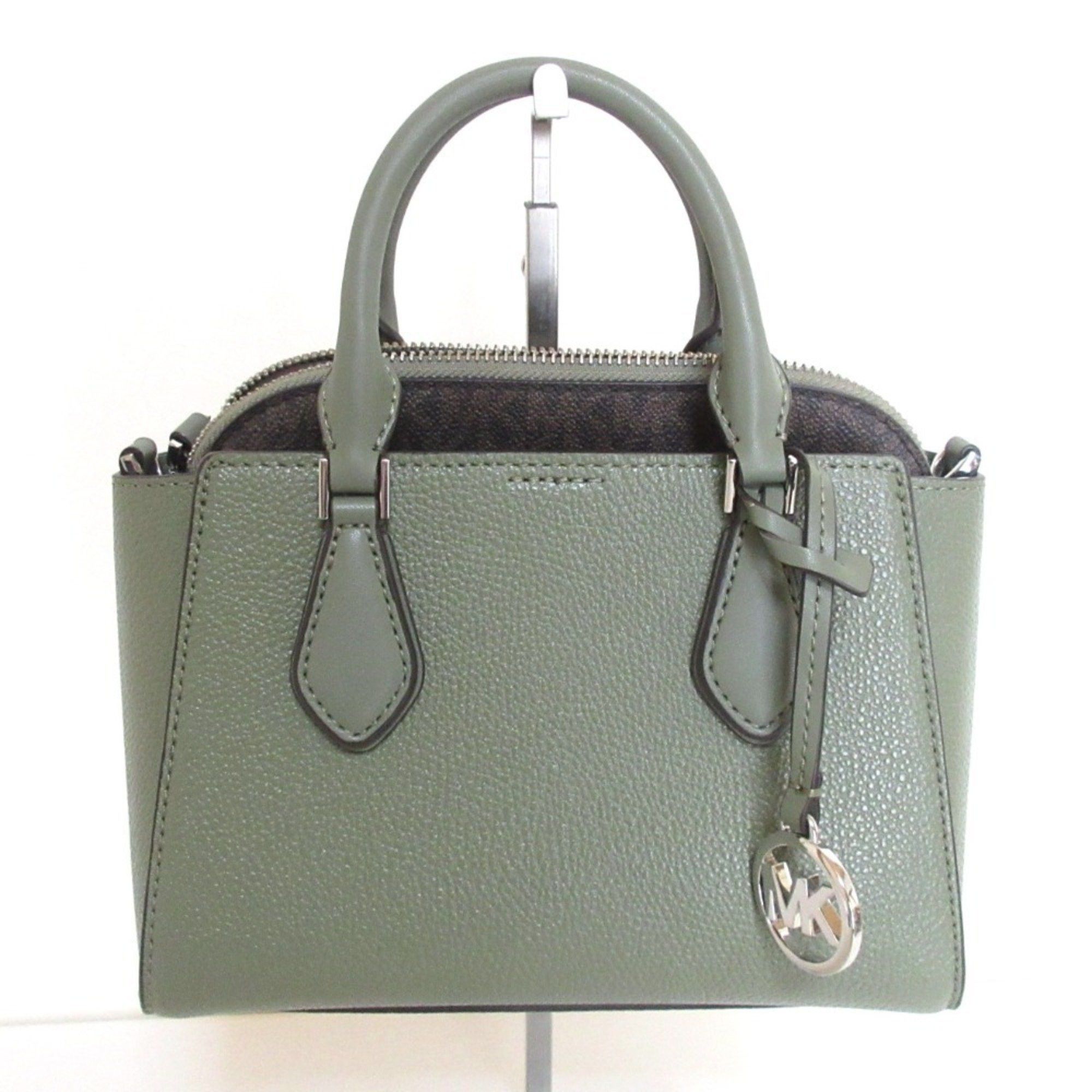 Michael Kors Dahlia 2In1 Satchel Handbag Green Women's