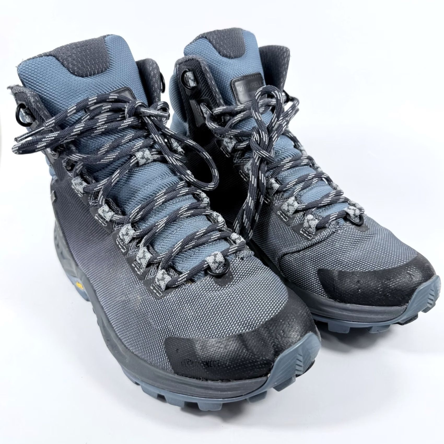 Merrell Merrell Thermo Cross 2 Hiking Boots Women's Black/Blue Lace-Up Waterproof - 9.5 Size US 10 / IT 40 - 2 Thumbnail