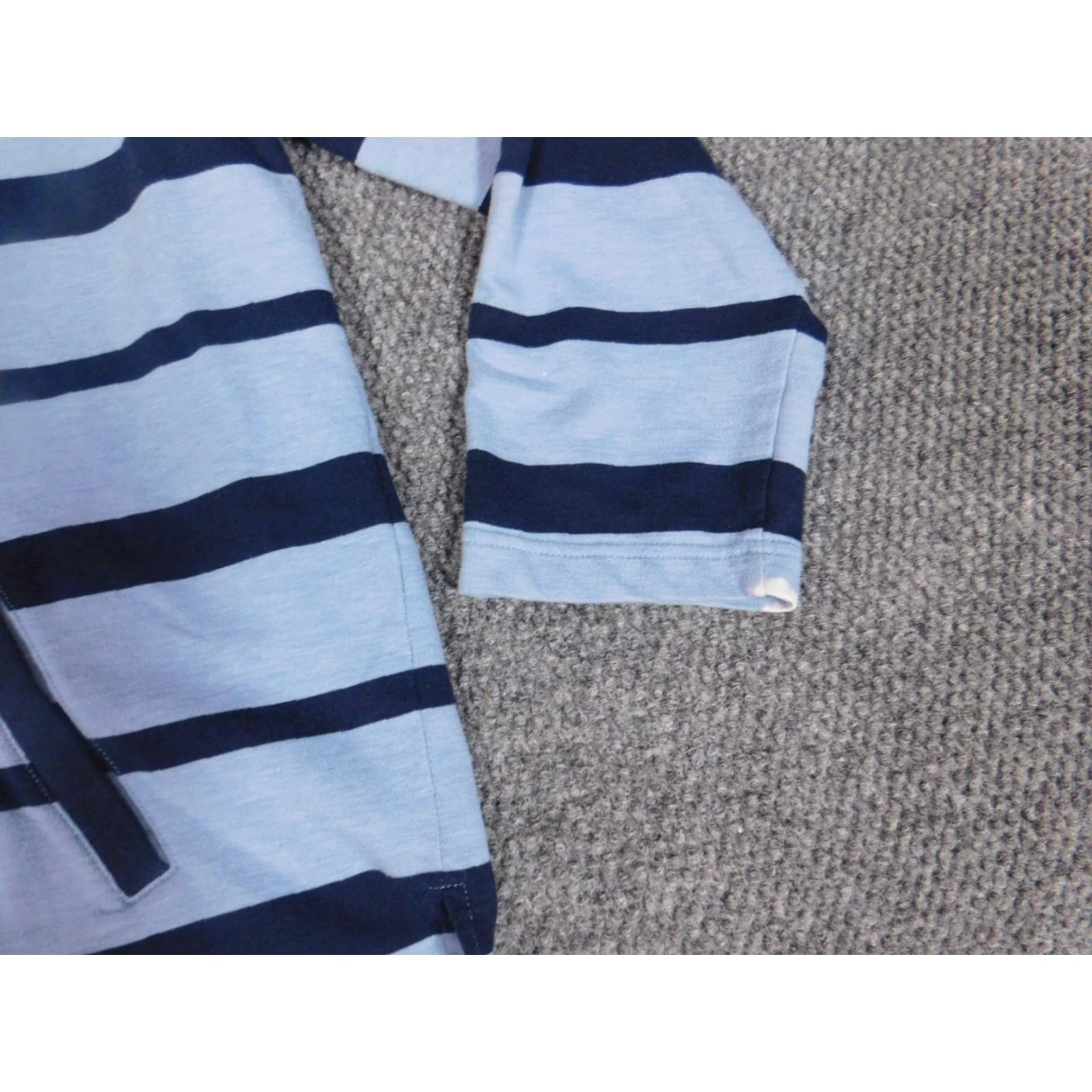 MooRER Jennifer Moore Womens Sweater Large Blue striped pullover stretch Size L / US 10 / IT 46 - 4 Thumbnail
