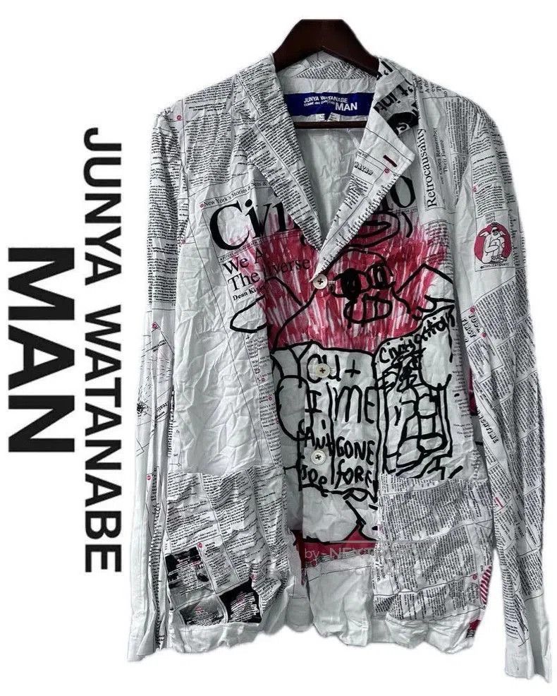 Junya Watanabe JUNYA WATANABE MAN 20SS Newspaper Jacket. Size US L / EU 52-54 / 3 - 1 Thumbnail