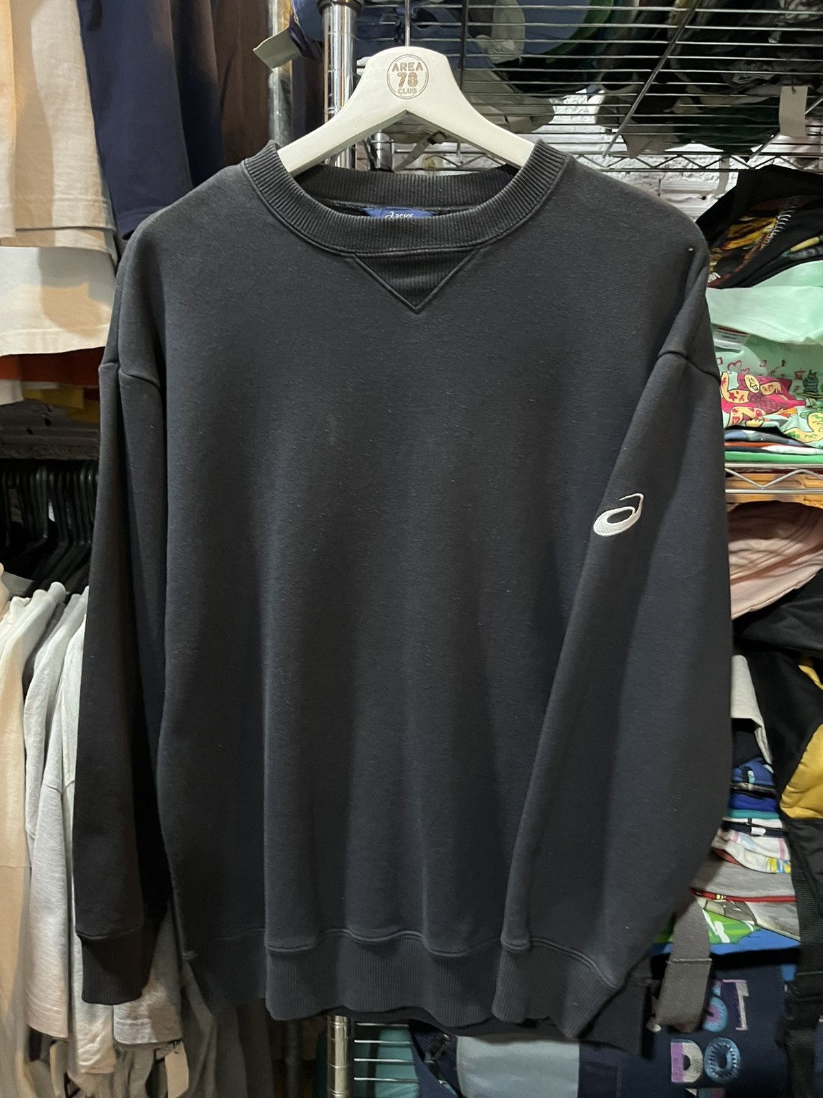 Asics × Vintage ASICS Sweatshirt Logo on Arm 90s Size US M / EU 48-50 / 2 - 1 Thumbnail