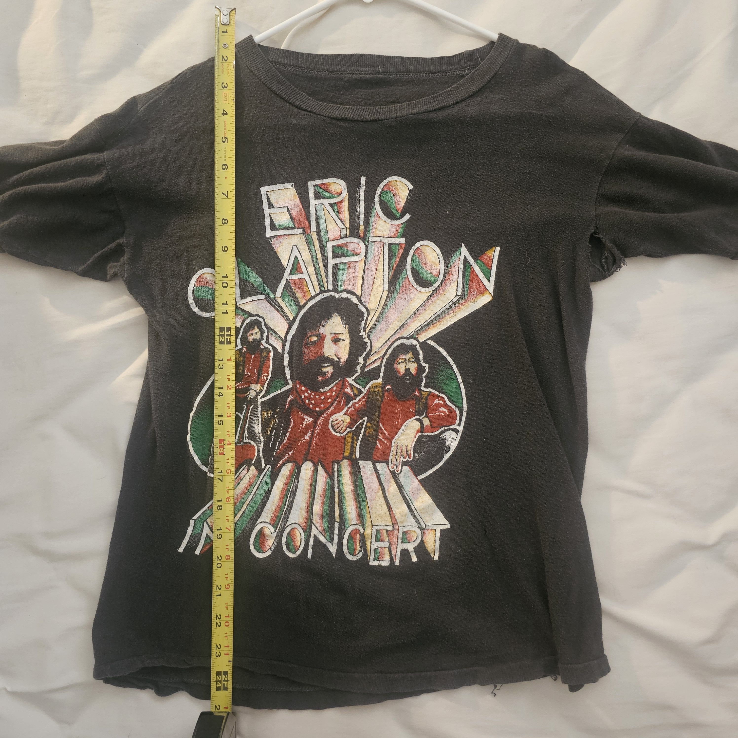 Vintage Vintage Eric Clapton In Concert T-Shirt Size US XS / EU 42 / 0 - 3 Thumbnail