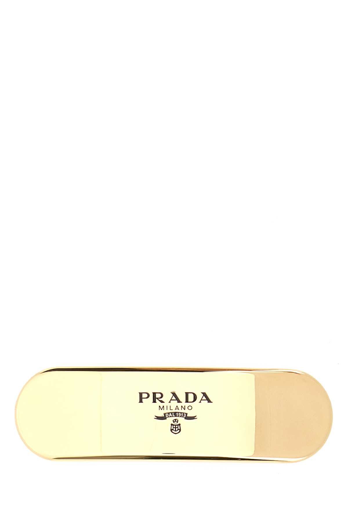 Prada Gold Metal Hair Clip Size ONE SIZE - 1 Thumbnail