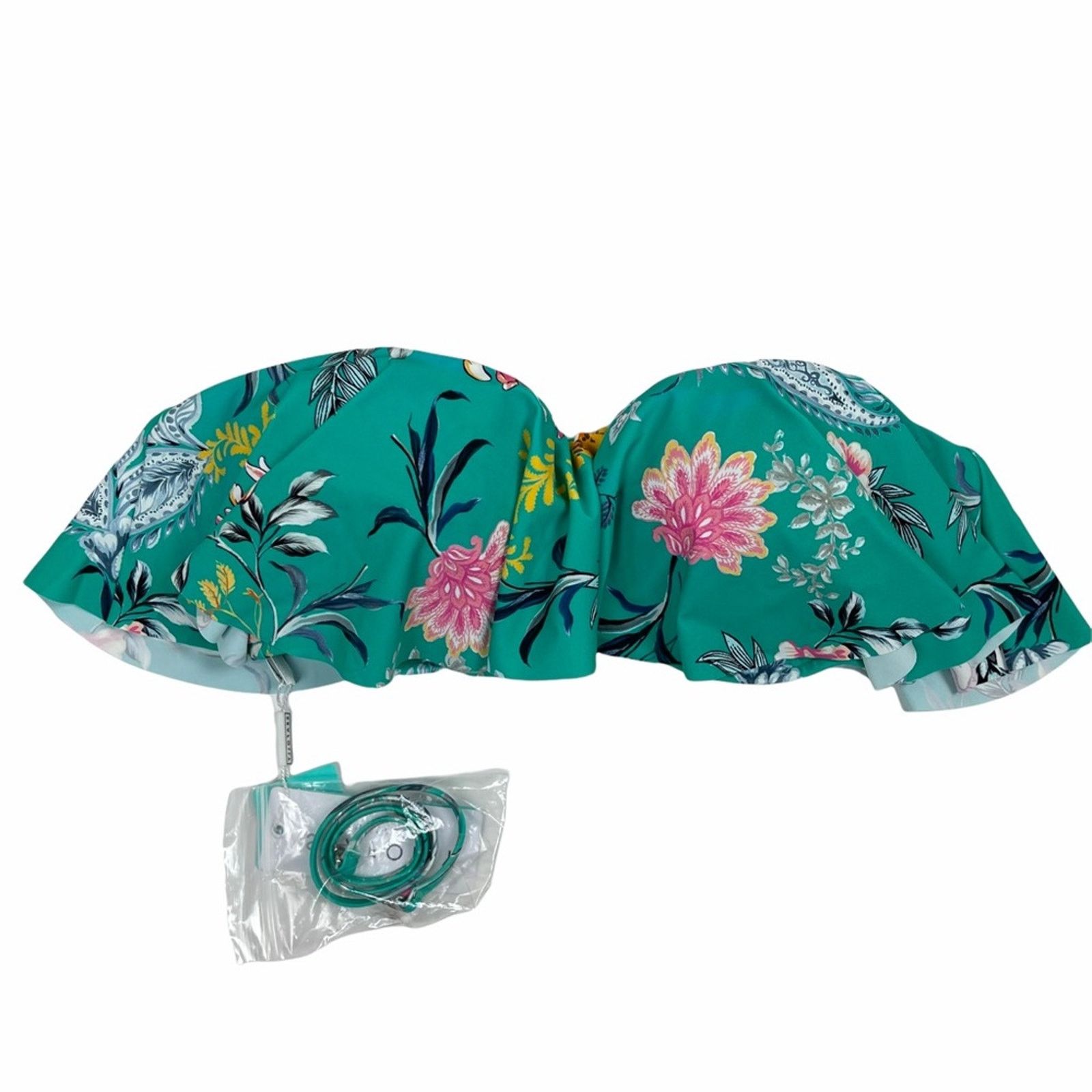 MINKPINK Minkpink and Seafolly Bikini Bundle Green Floral 8 Medium Size ONE SIZE - 2 Thumbnail