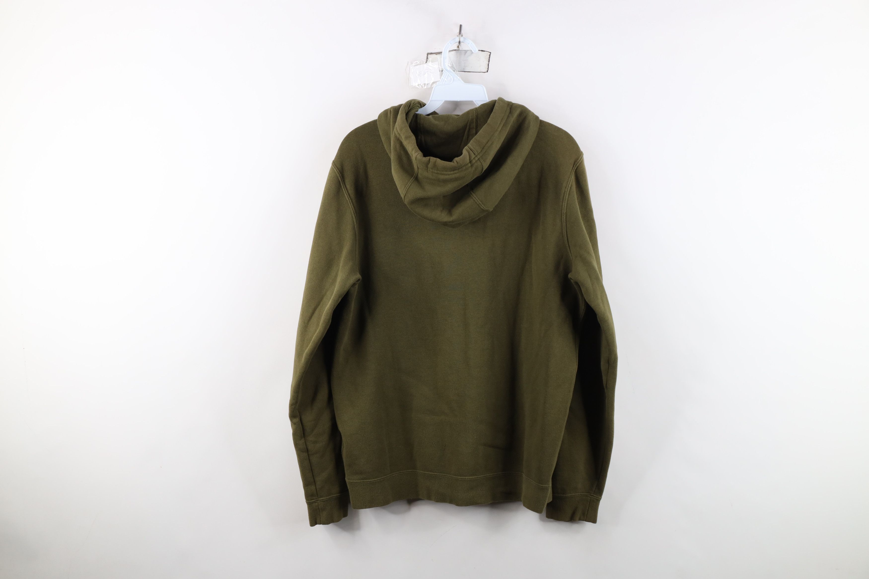 Nike Vintage Y2K Nike Mini Swoosh Full Zip Hoodie Olive Green Size US S / EU 44-46 / 1 - 13 Thumbnail