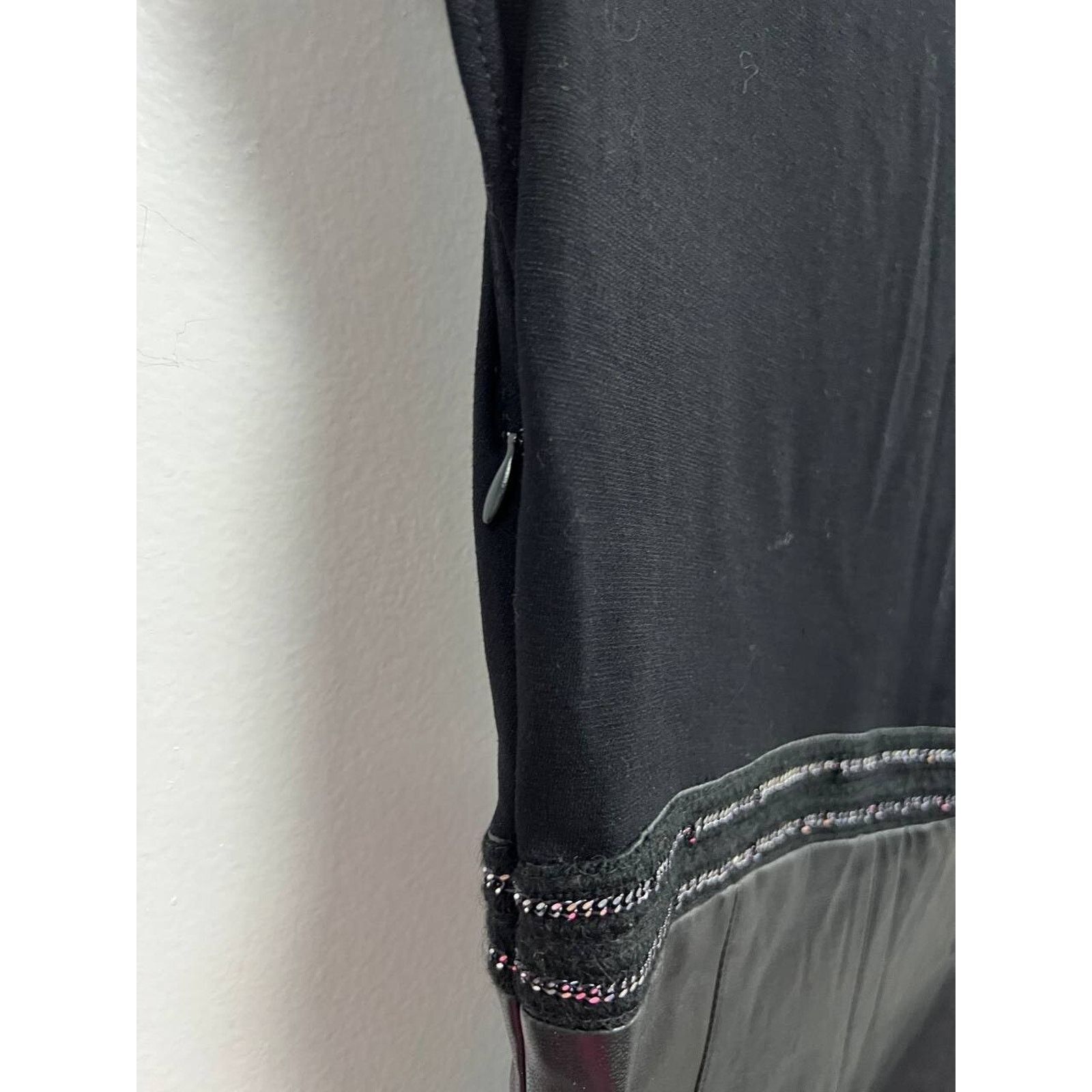 & Other Stories Barbara Schwarzer Lather Zip Midi Black Size 6 A000396 Size M / US 6-8 / IT 42-44 - 13 Thumbnail