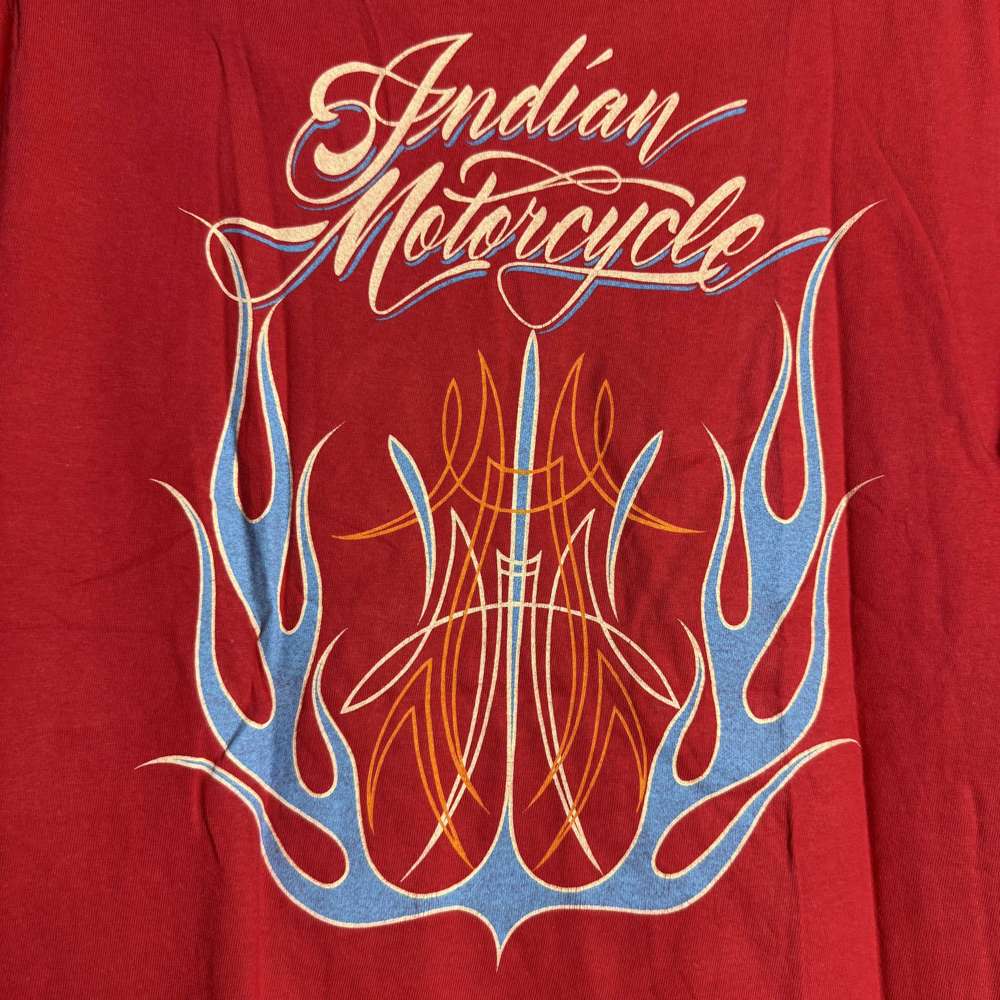 Indian Motorcycle 🔥RARE🔥Vintage Indian Motorcycle Spellout T-shirt Size US M / EU 48-50 / 2 - 2 Thumbnail