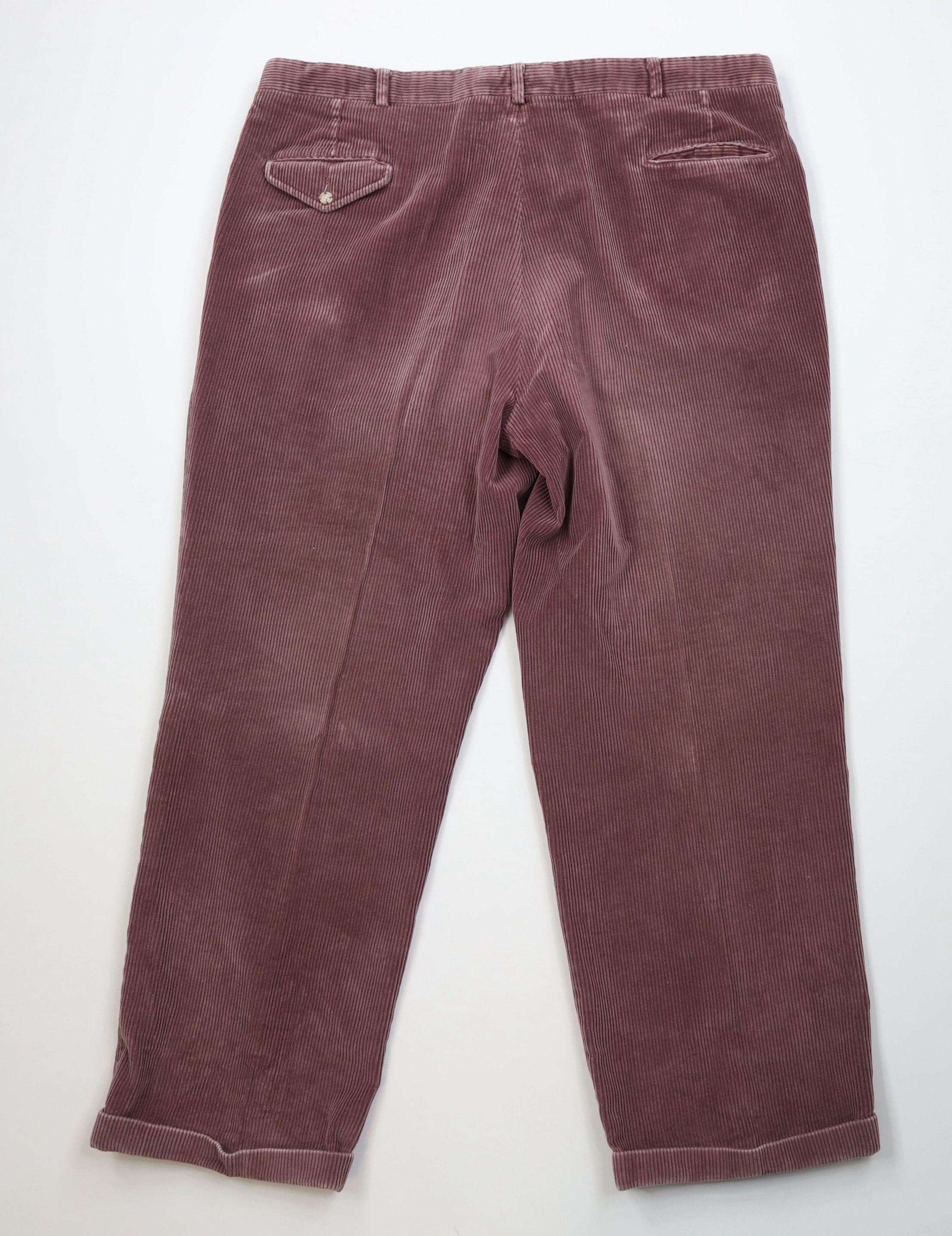 Lands' End Vintage 80s 90s Lands End Wide Leg Corduroy Chino Pants Size US 42 / EU 58 - 10 Thumbnail