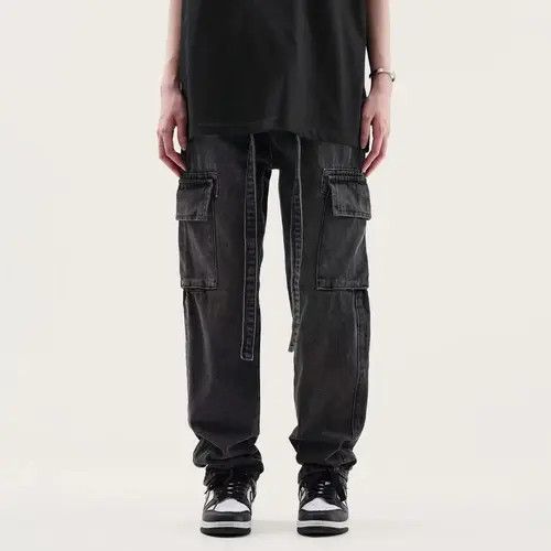 Jean Vintage multi-pocket cargo jeans Size US 32 / EU 48 - 2 Thumbnail