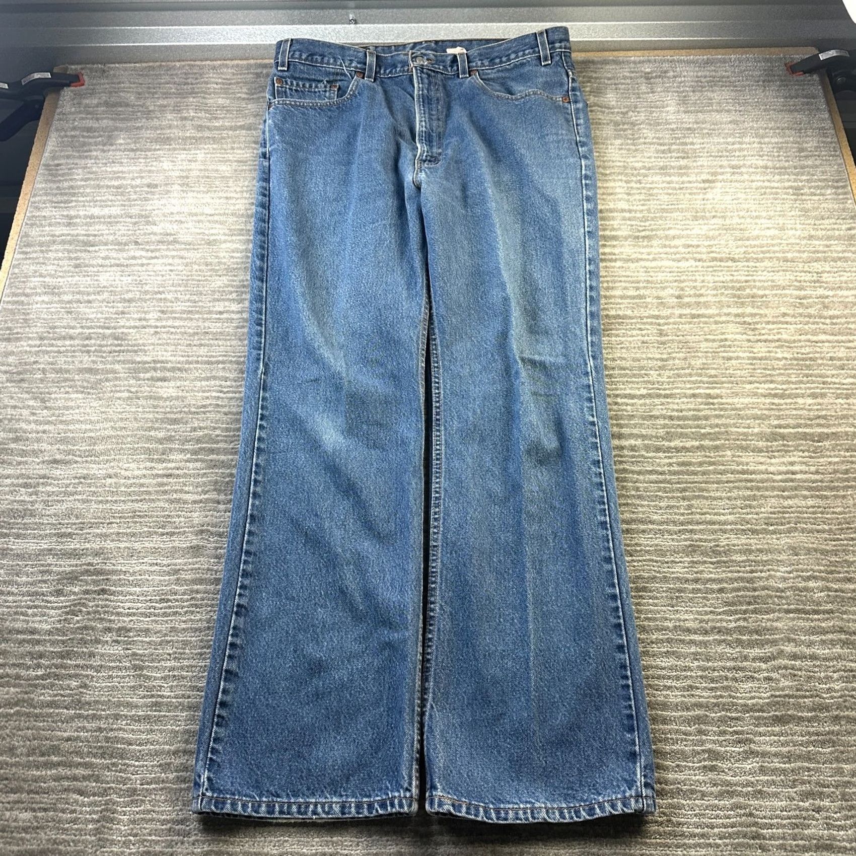 Levi's VINTAGE Levi's Jeans Mens 517 Bootcut 36x32 Denim 1999 USA Made Size US 38 / EU 54 - 2 Thumbnail