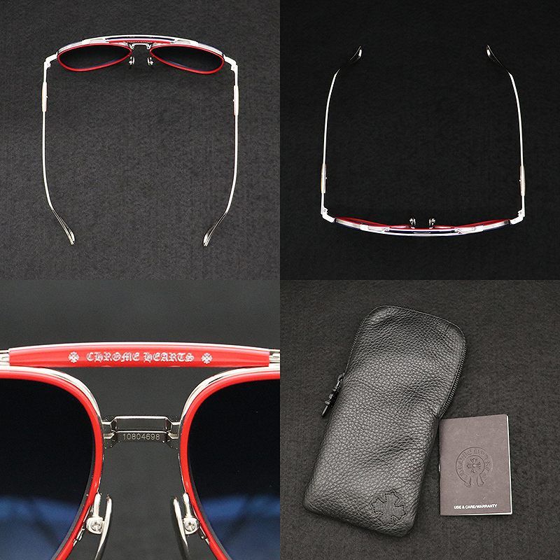 Chrome Hearts Chrome Hearts Aviator Sunglasses Size ONE SIZE - 2 Thumbnail