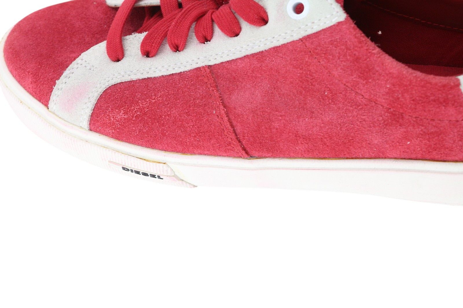 Diesel S-MYDORI LC EU42 Red Suede Leather 41524 Size US 9 / EU 42 - 10 Thumbnail