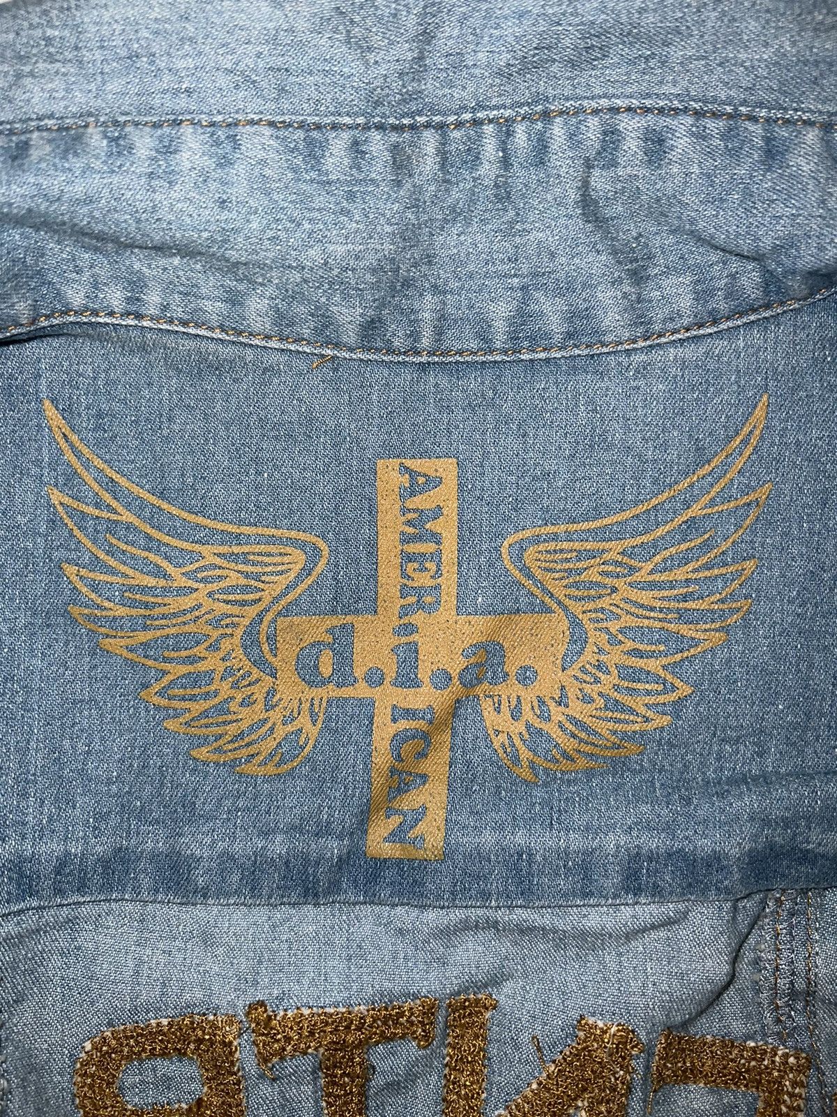 Japanese Brand RARE D.i.a. denim mini dress 💖💙 Size ONE SIZE - 10 Thumbnail