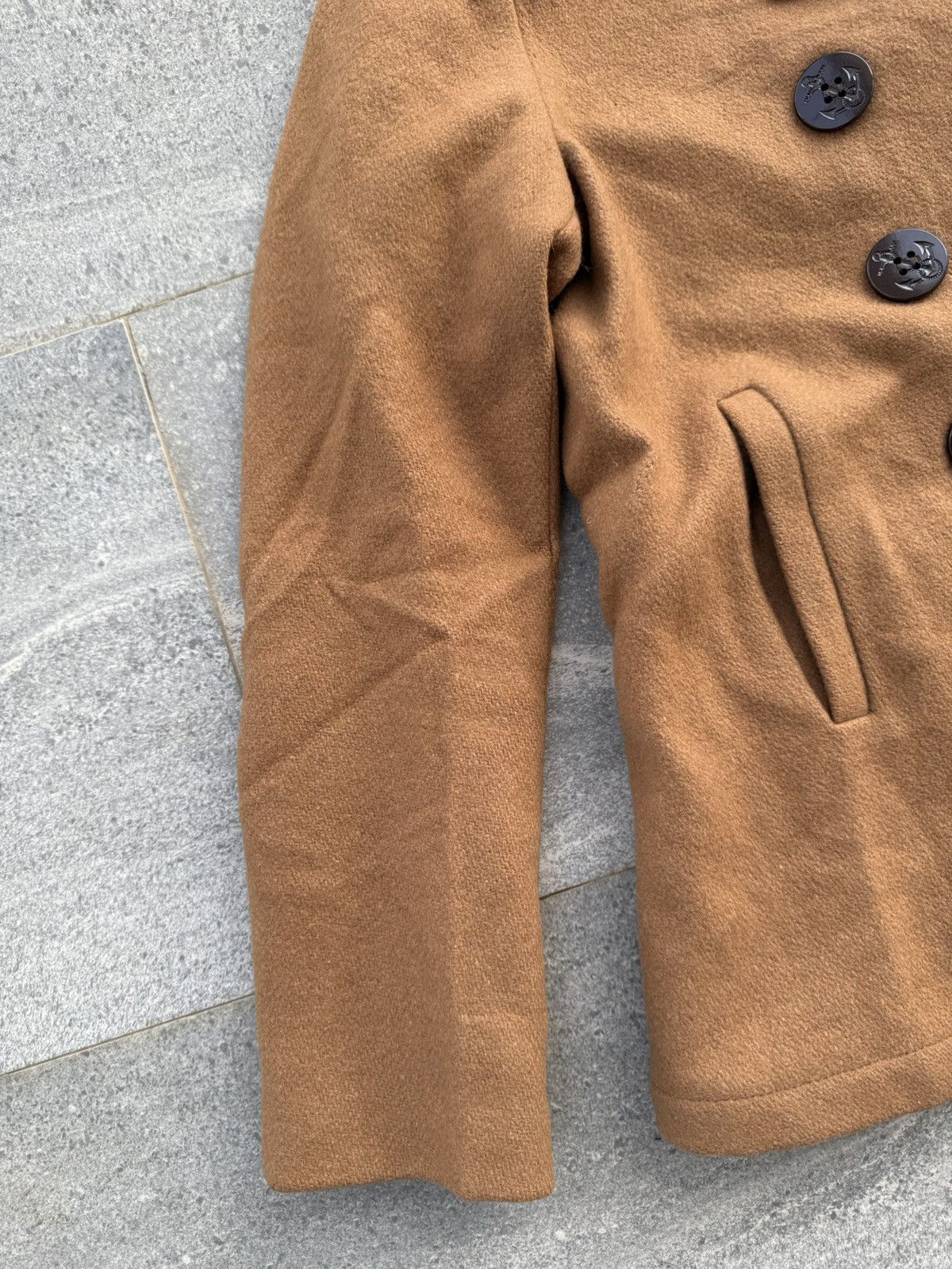 Schott Schott x Earth Music & Ecology Double Breasted Pea Coat Size S / US 4 / IT 40 - 4 Thumbnail