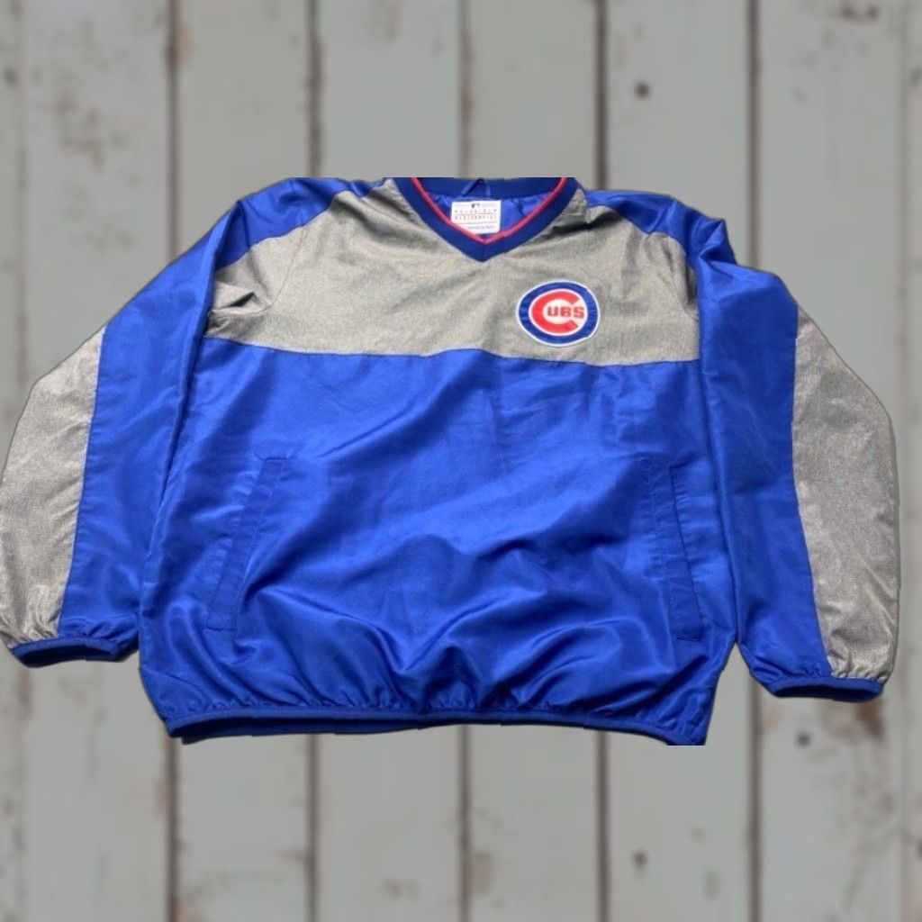G-III VINTAGE Chicago Cubs GIII Sports Carl Banks MLB Pullover Windbreaker Jacket Large 8263 Size US L / EU 52-54 / 3 - 1 Thumbnail