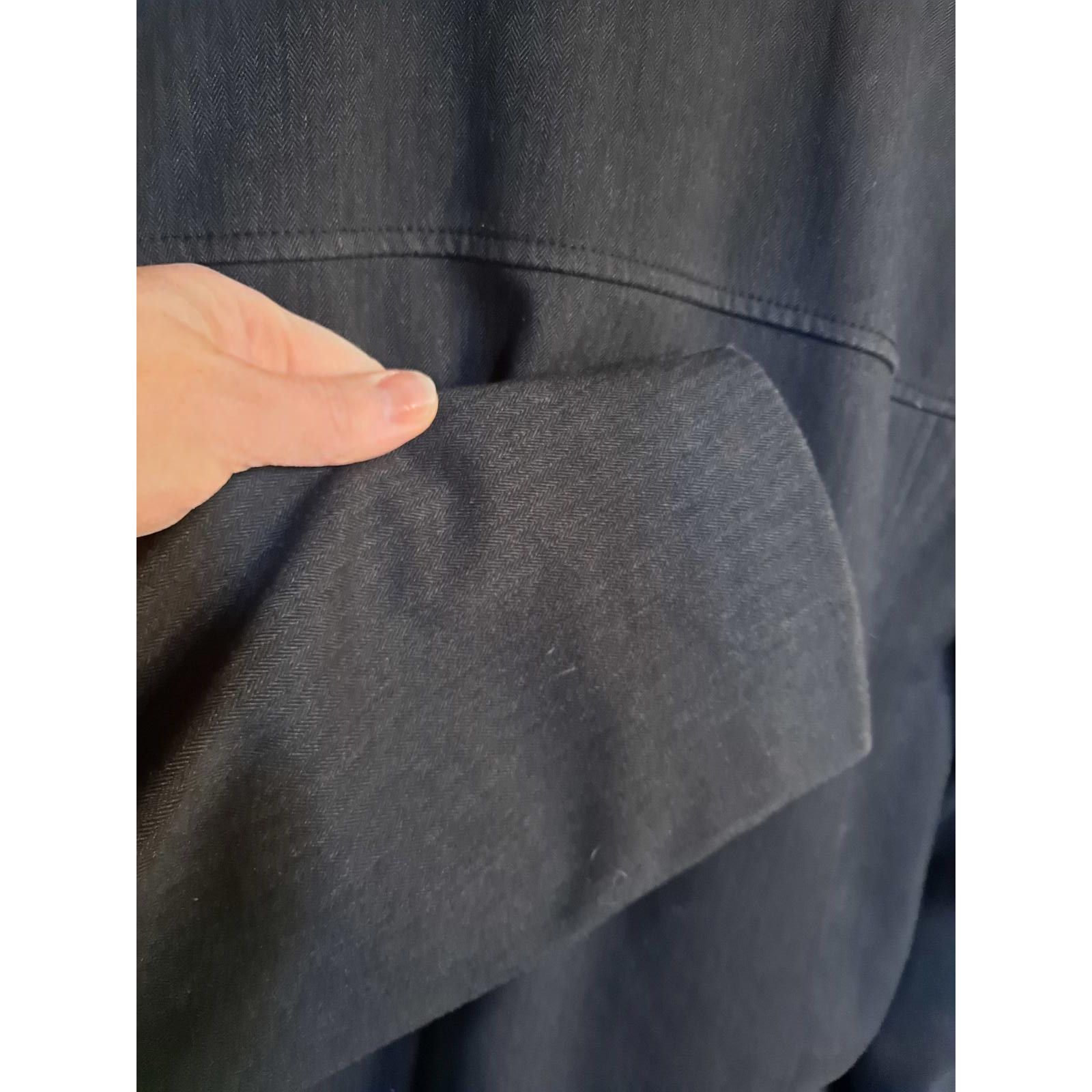 Calvin Klein Calvin Klein Wool Blend Double Zipper Heavyweight Black Coat Size US M / EU 48-50 / 2 - 9 Thumbnail