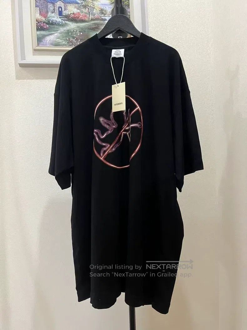 Vetements Vetements Black Loose Short Sleeve Size US XS / EU 42 / 0 - 1 Thumbnail