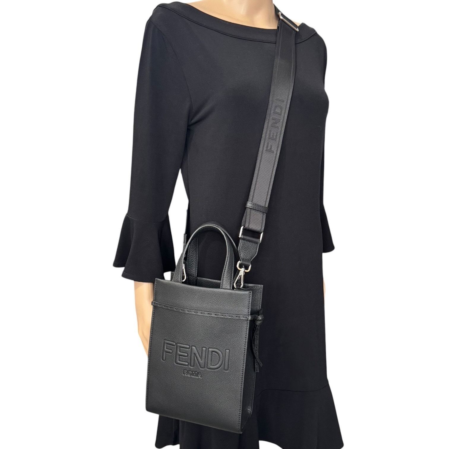 Fendi Fendi Go To Mini Shopper Tote Size ONE SIZE - 3 Thumbnail