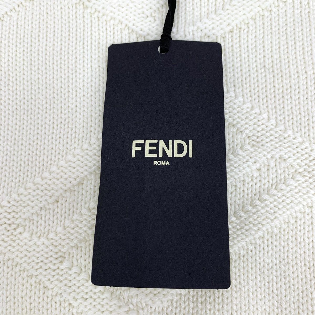 Fendi Fendi Beige Wool Long Sleeve Knit Sweater K26WX Size S / US 4 / IT 40 - 6 Thumbnail