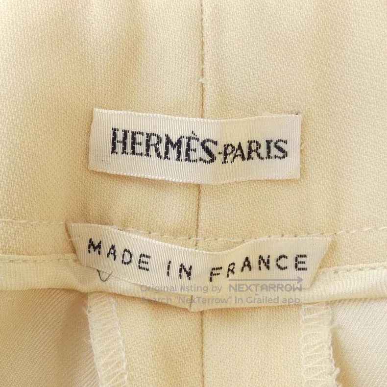 Hermes Hermes First Shear Wool Pants Size 42" / US 20 - 6 Thumbnail
