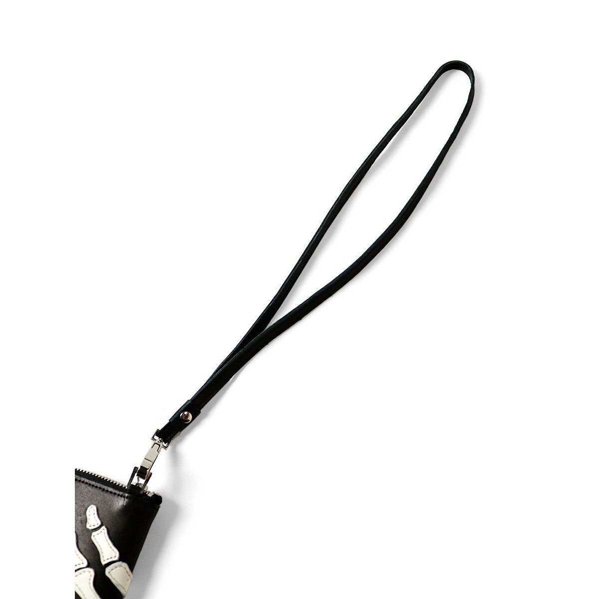 Kapital Kapital Leather Thumbs Up Bone Hand Zip Neck wallet Bag Size ONE SIZE - 6 Thumbnail
