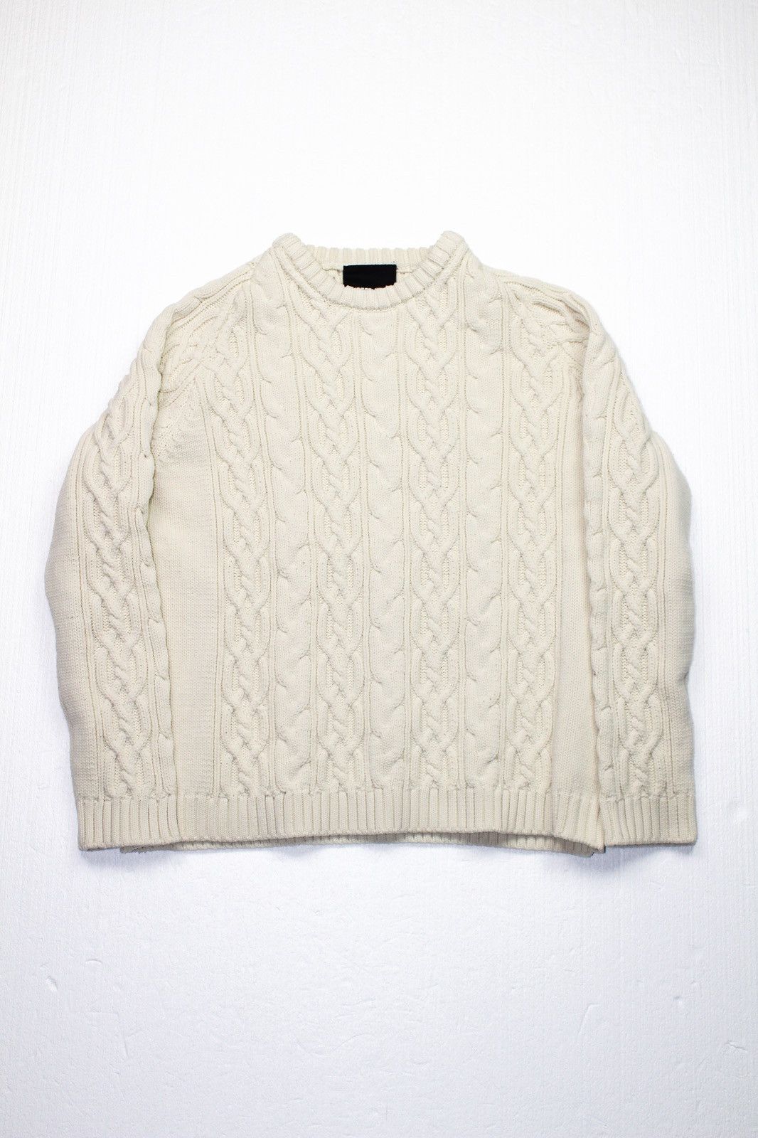 Number (N)ine Cable Knit Sweater Size US L / EU 52-54 / 3 - 1 Thumbnail