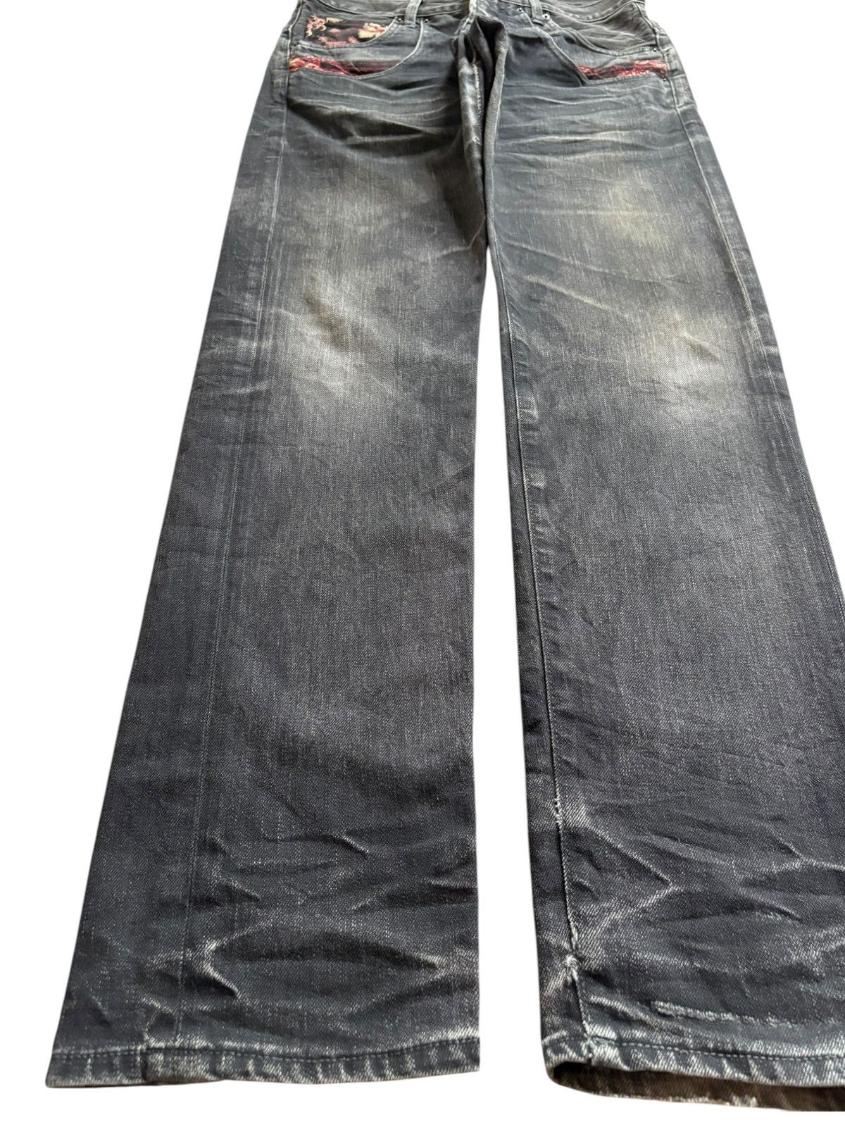 Japanese Brand Vintage Japanese Brand Bush Pant Buckle Back Jeans Size US 31 - 6 Thumbnail