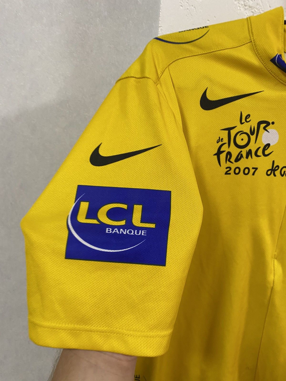 Nike Nike Tour De France 2007 Yellow Cycling Bike Velo Jersey L Size US L / EU 52-54 / 3 - 4 Thumbnail