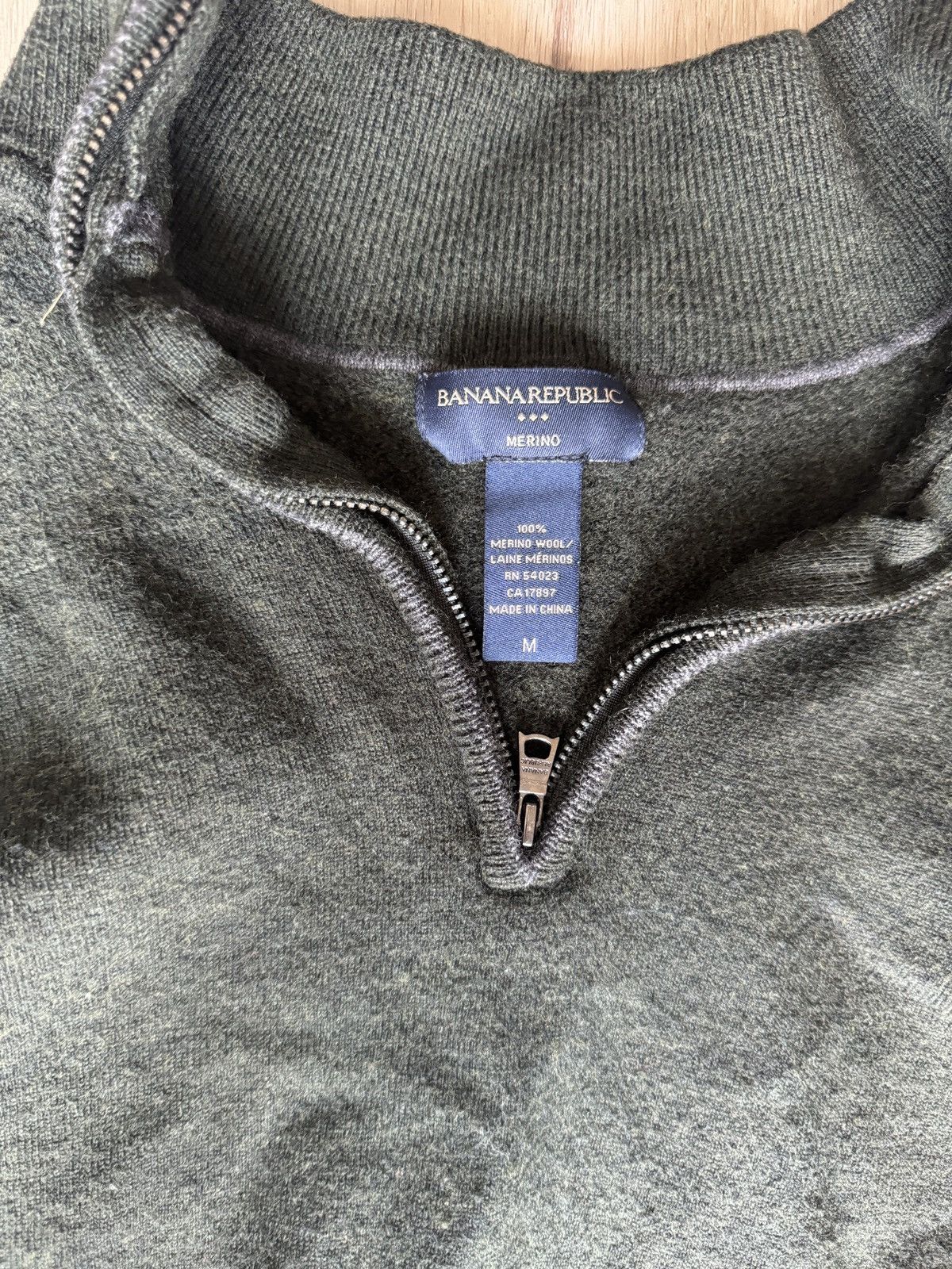 Banana Republic Merino Wool Banana Republic Quarterzip Size US S / EU 44-46 / 1 - 2 Thumbnail