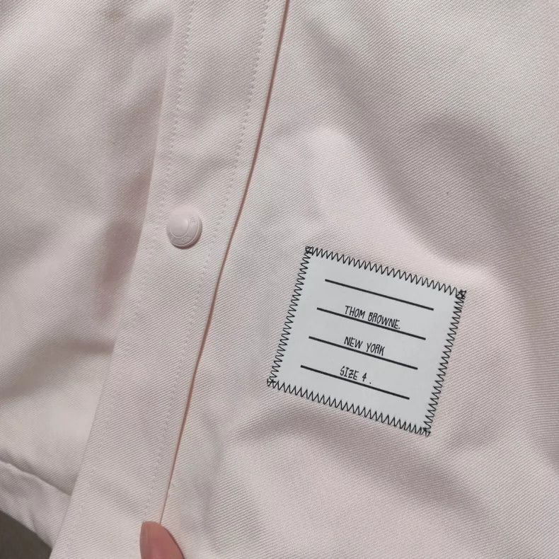 Thom Browne Thom Browne Turn-down collar shirt jacket Size US XL / EU 56 / 4 - 6 Thumbnail