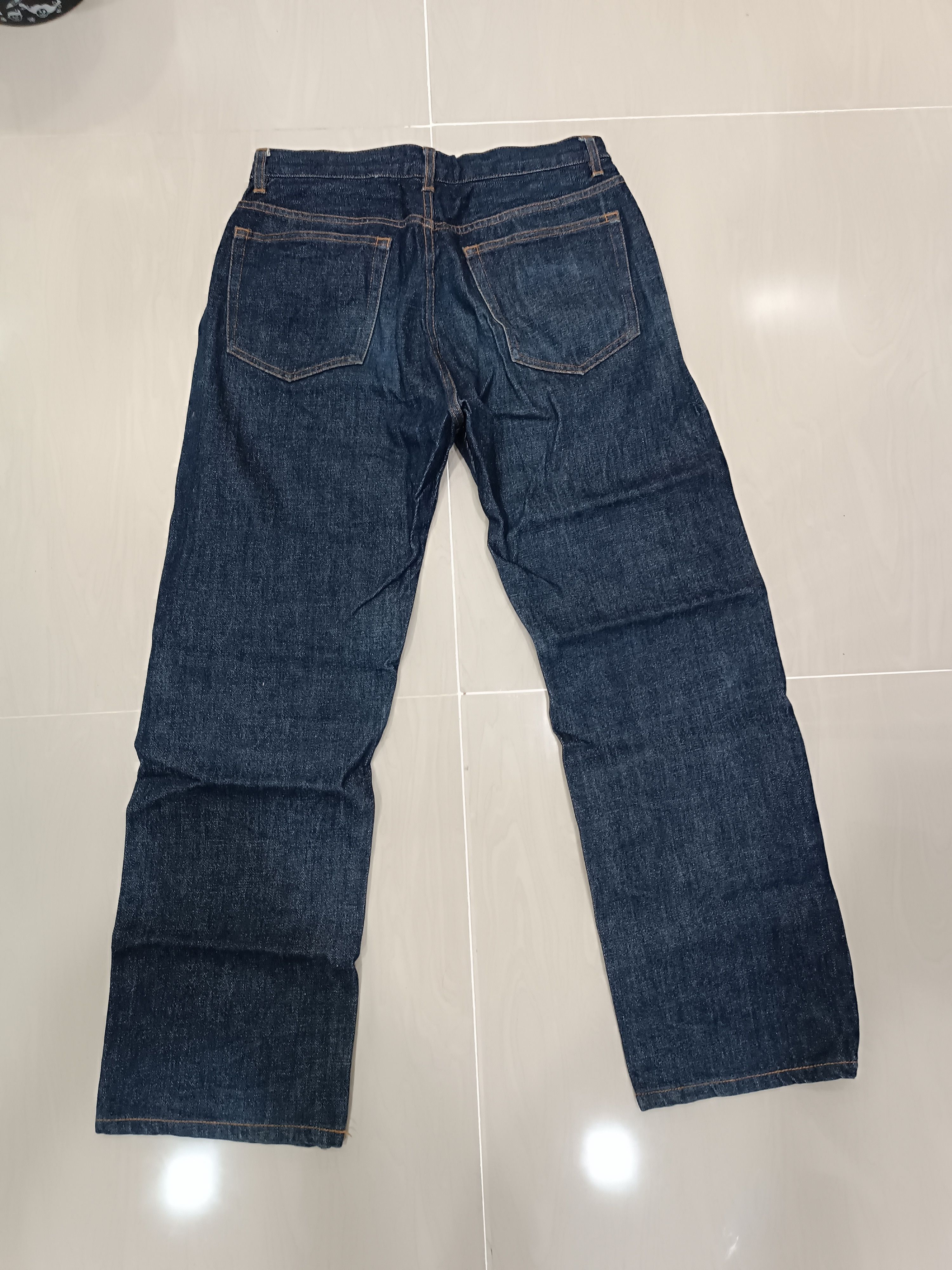 A.P.C. A.P.C. APC Mens Selvedge Dark Blue Jeans Indigo Size US 30 / EU 46 - 16 Thumbnail