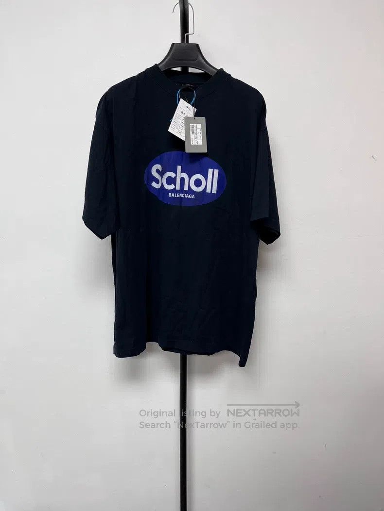 Balenciaga Balenciaga Round neck letter print short sleeve T-shirt, r Size US S / EU 44-46 / 1 - 1 Thumbnail