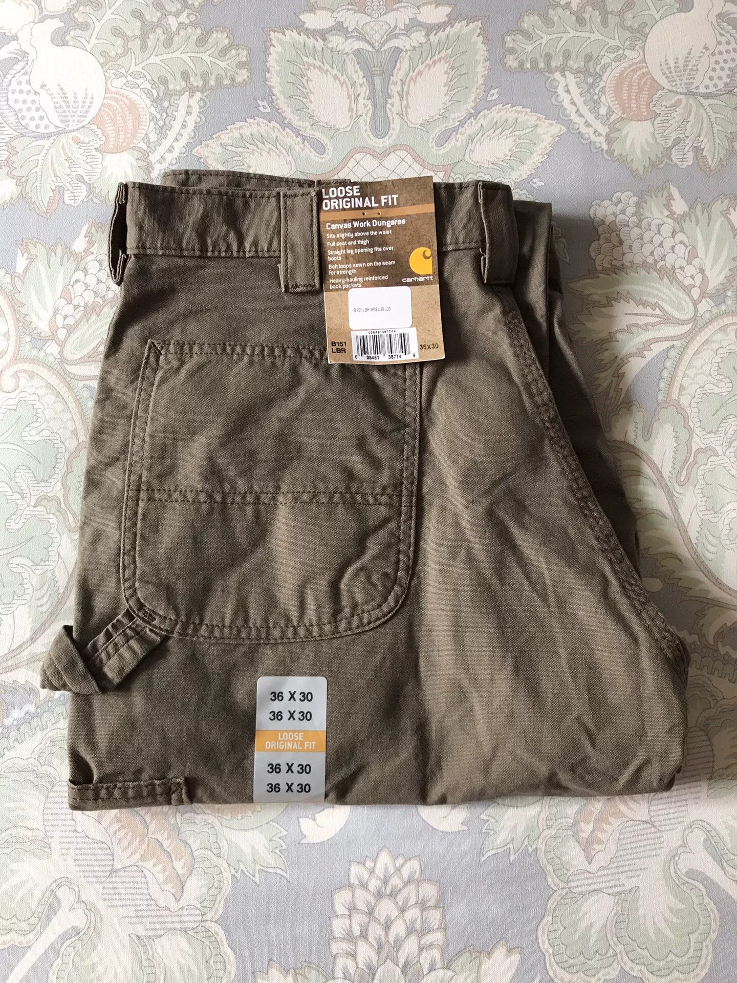 Carhartt Carhartt B151 LBR Canvas Work Pants Size US 36 / EU 52 - 1 Thumbnail