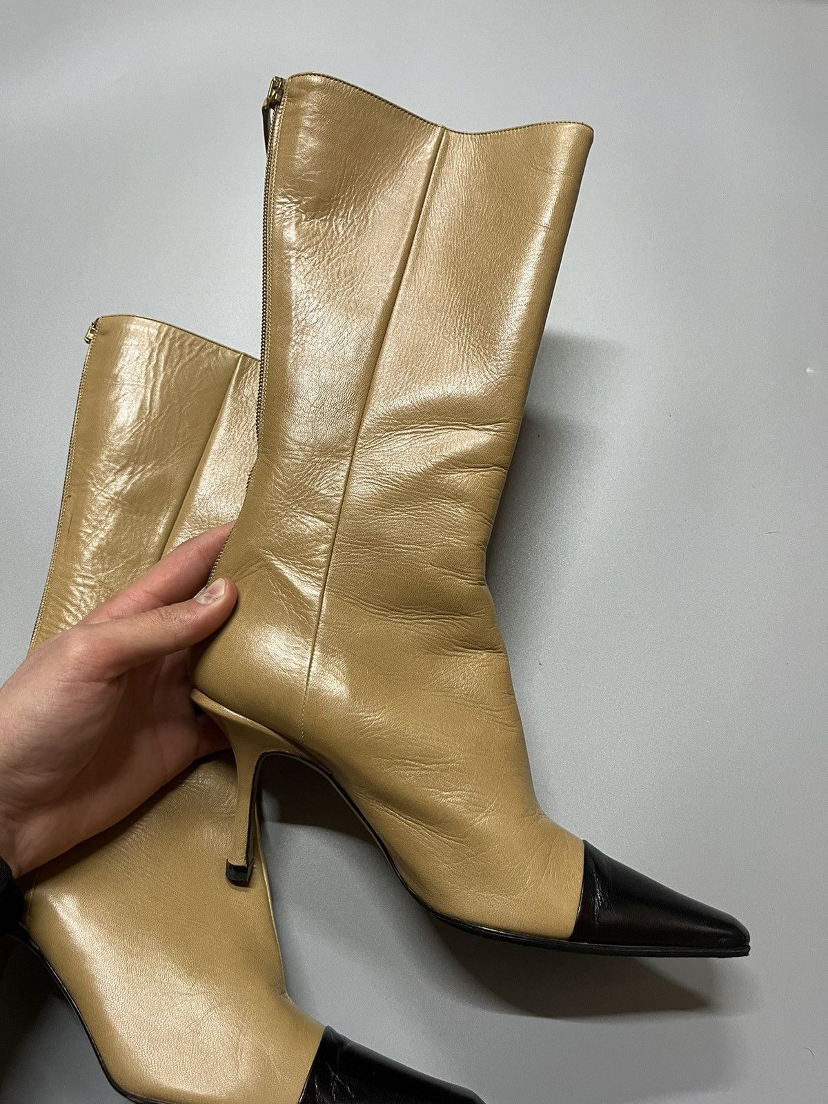 Jimmy Choo Black Jimmy Choo Zip Up High Heel Boots size 36 Size US 6 / IT 36 - 8 Thumbnail