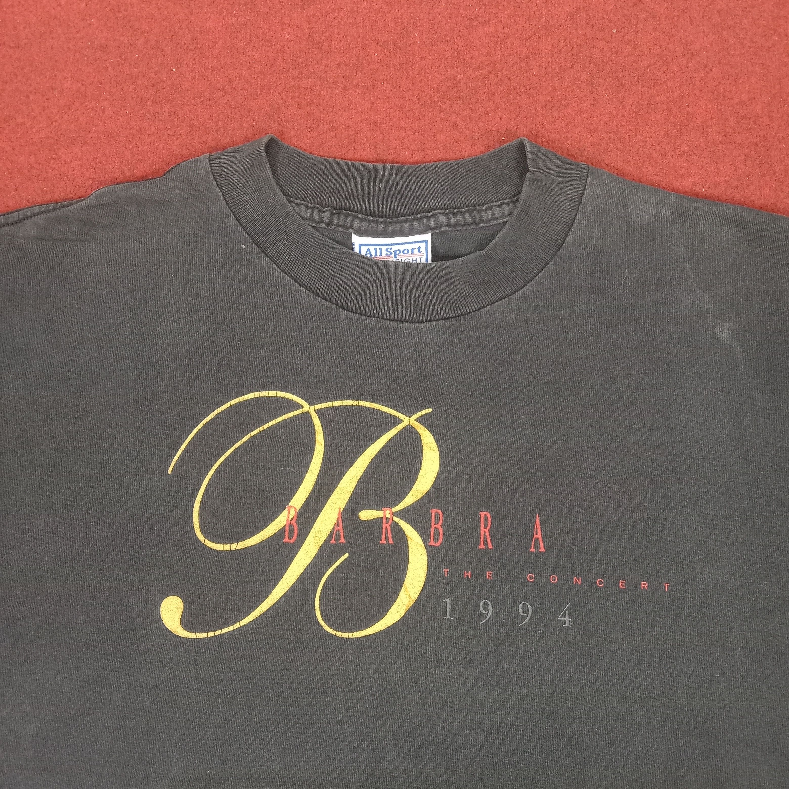 Band Tees × Vintage Barbra The Concert 1994 Streetwear Style Vintage Tshirt Size US L / EU 52-54 / 3 - 2 Thumbnail