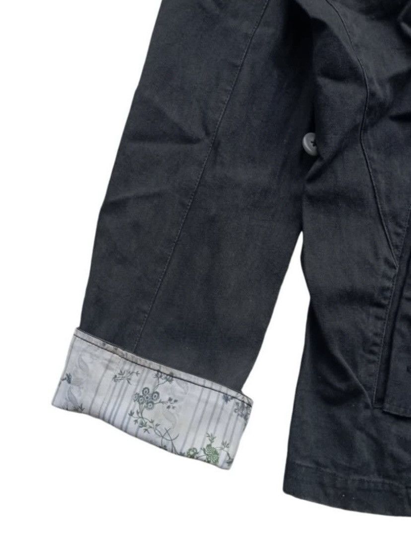 Japanese Brand × Vintage Vintage Mitsumine Black Denim Jacket Size US L / EU 52-54 / 3 - 7 Thumbnail