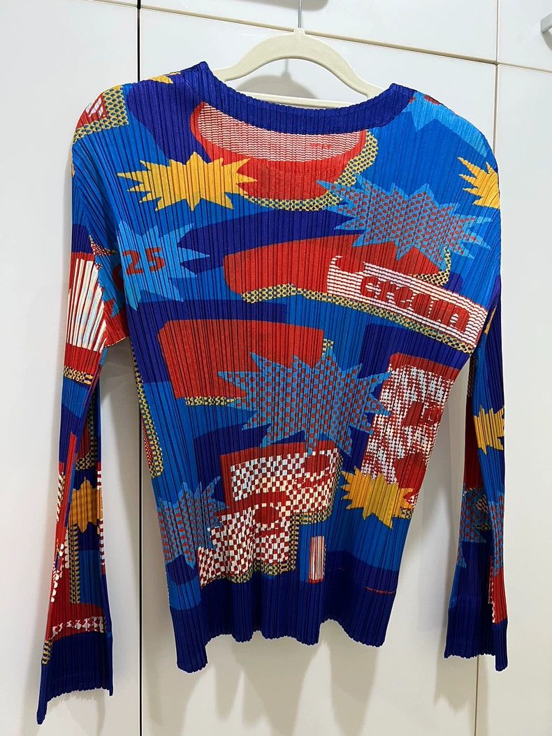 Issey Miyake Issey Miyake Coke round-neck long-sleeved top Size XL / US 12-14 / IT 48-50 - 2 Thumbnail