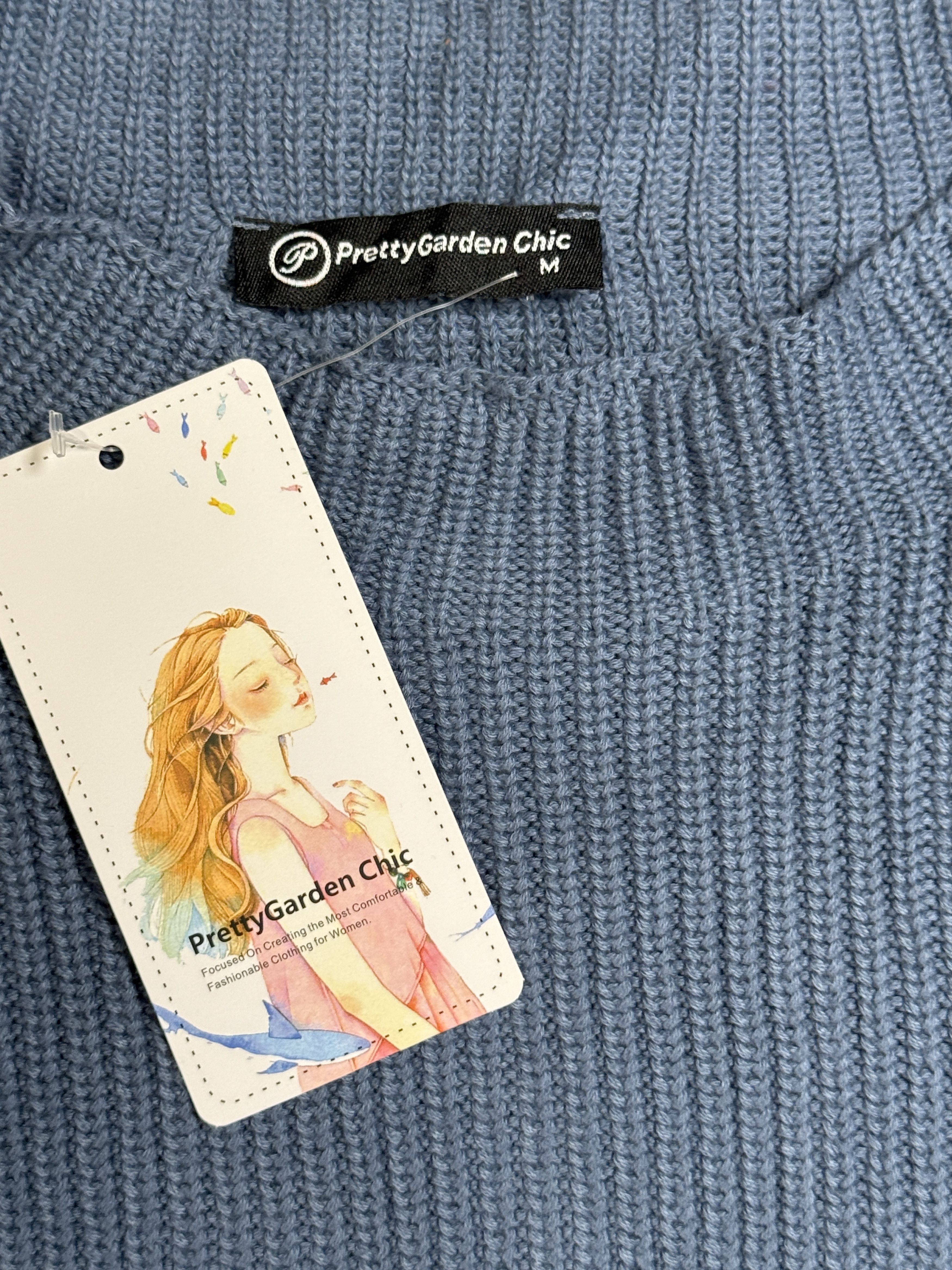 Other Women's Winter 2 Piece Sweater Set Casual Pullover + Short Size M / US 6-8 / IT 42-44 - 7 Thumbnail