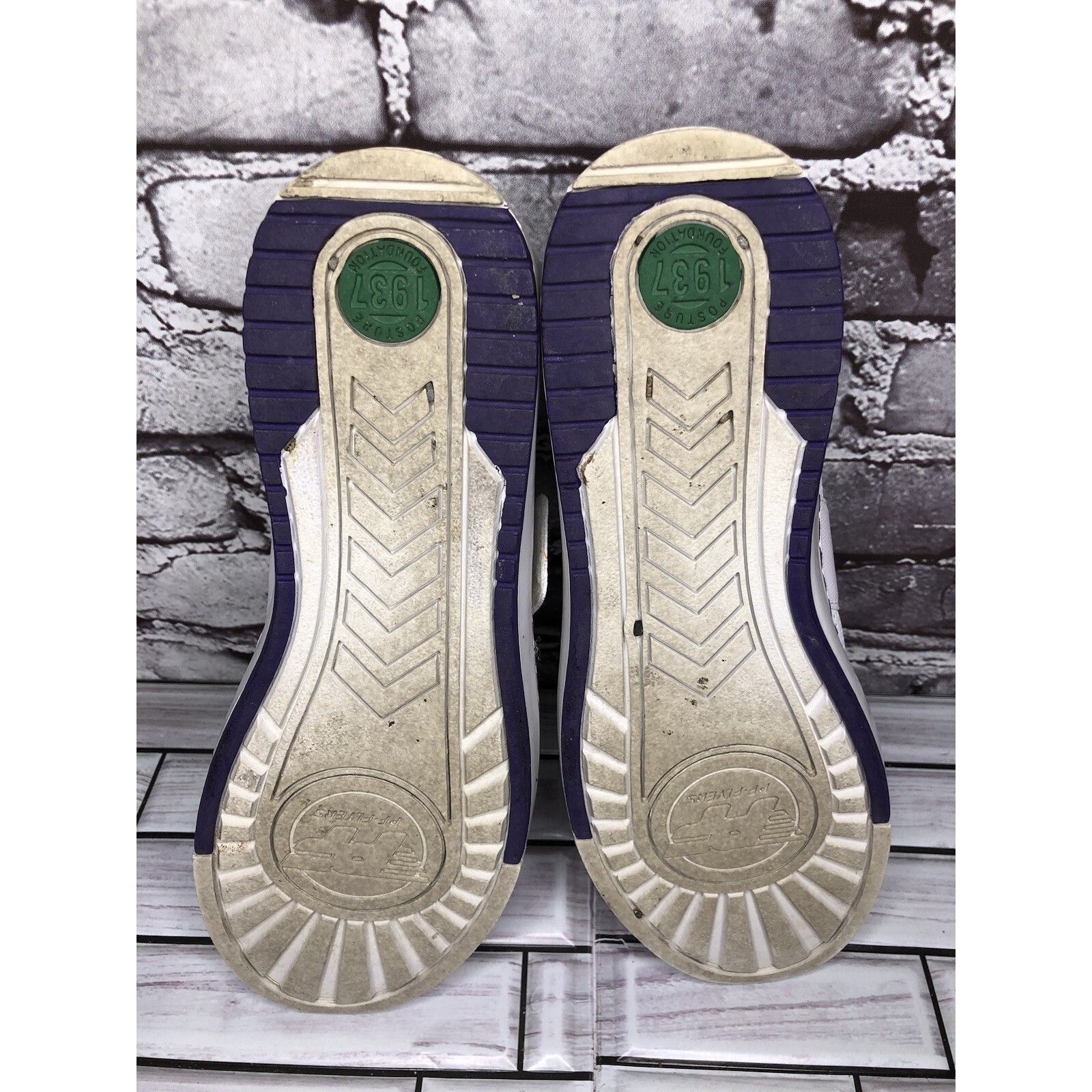 P.F. Flyers Pf Flyers White Leather Perforated Strap Lace Shoes Women Sz Size US 11 / IT 41 - 9 Thumbnail