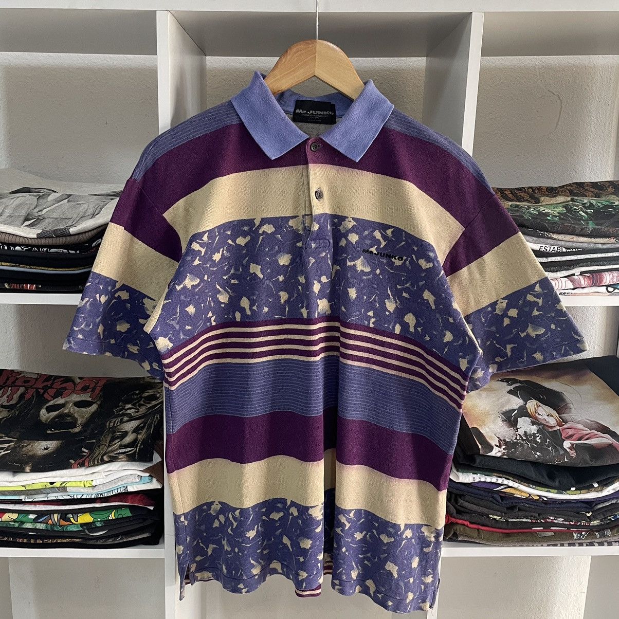 Mr. Junko 🇯🇵 Mr. JUNKO 🇯🇵 JUNKO KOSHINO FLORAL POLO COLAR SHIRT Size US M / EU 48-50 / 2 - 1 Thumbnail