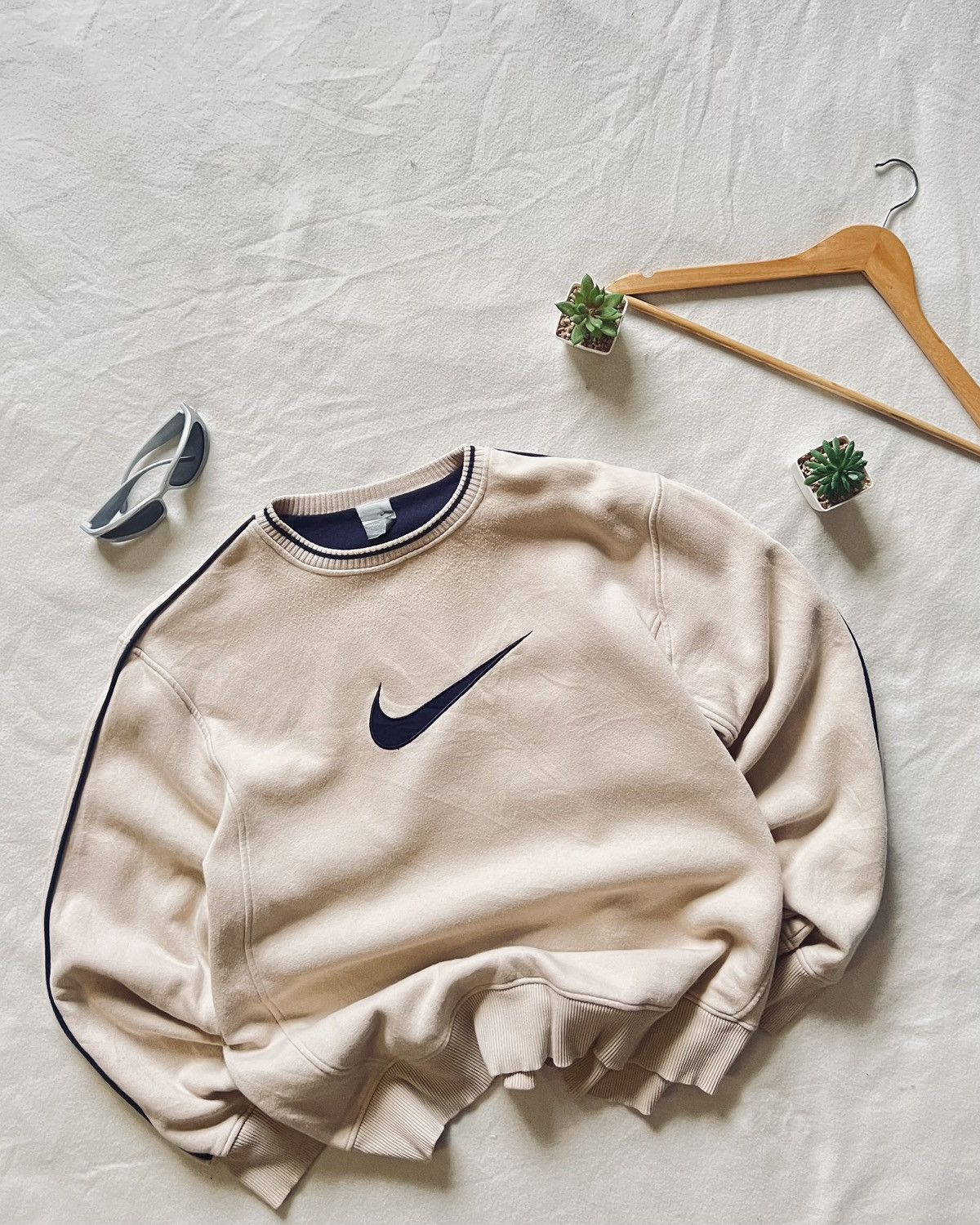 Nike Nike sweatshirt Y2k Big logo Size US L / EU 52-54 / 3 - 1 Preview