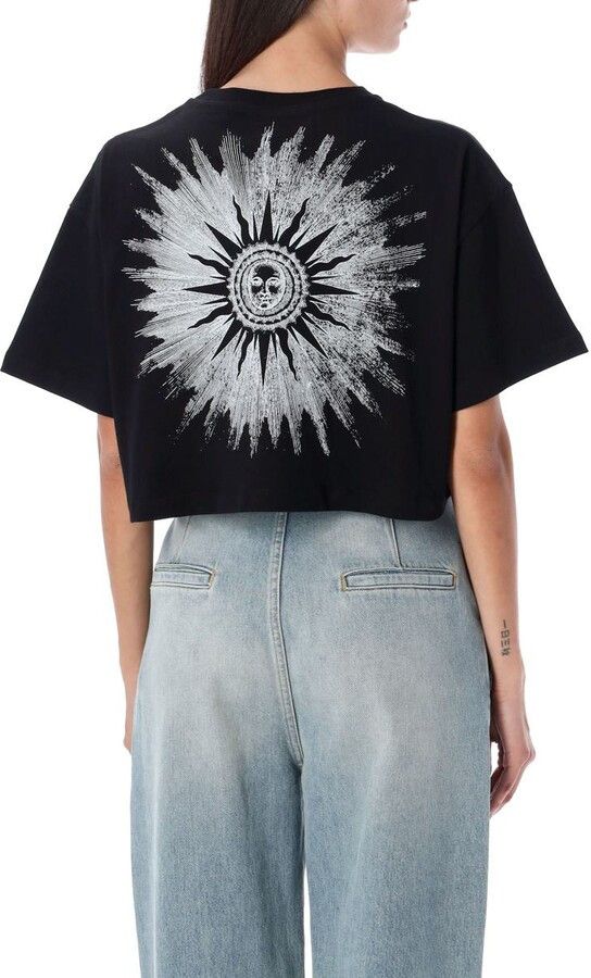 Amiri o1y0425 Crop Top in Black Size XL / US 12-14 / IT 48-50 - 2 Thumbnail