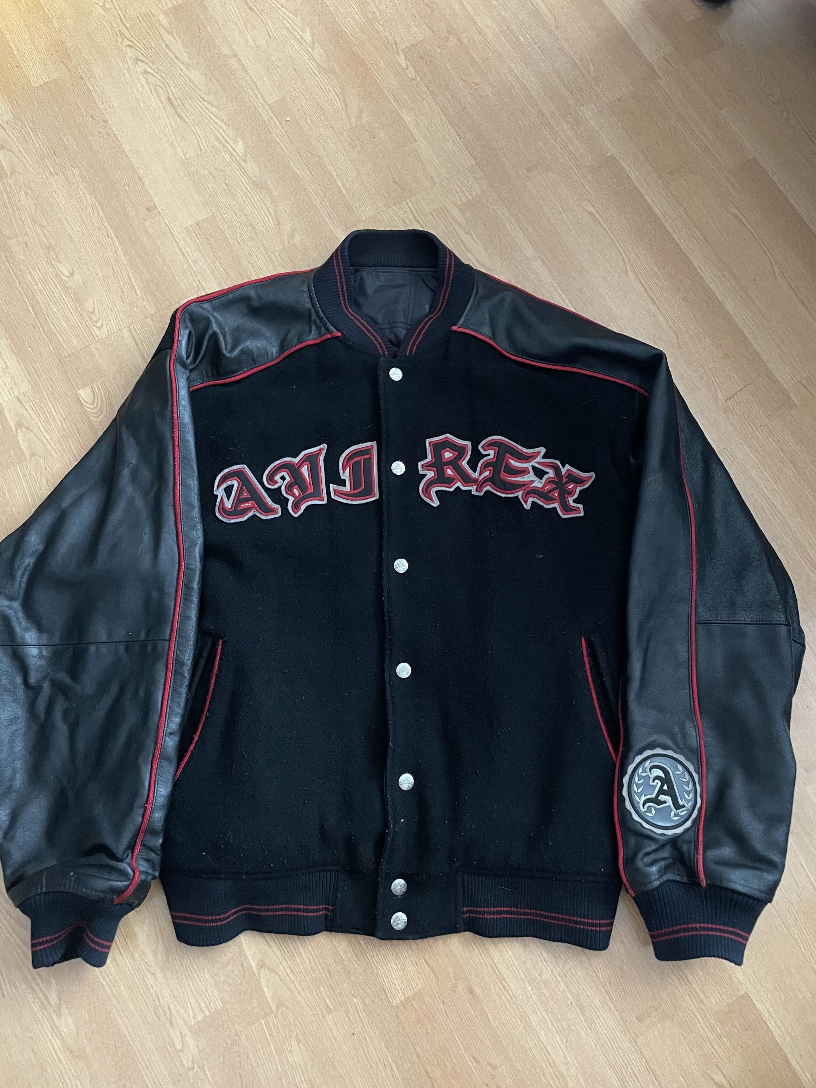 Avirex Avirex Reversible Leather Jacket Size US XL / EU 56 / 4 - 1 Thumbnail