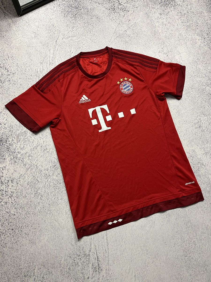 Adidas Bayern Munich 2015-2016 Home Soccer Jersey Football Shirt Size US L / EU 52-54 / 3 - 3 Thumbnail