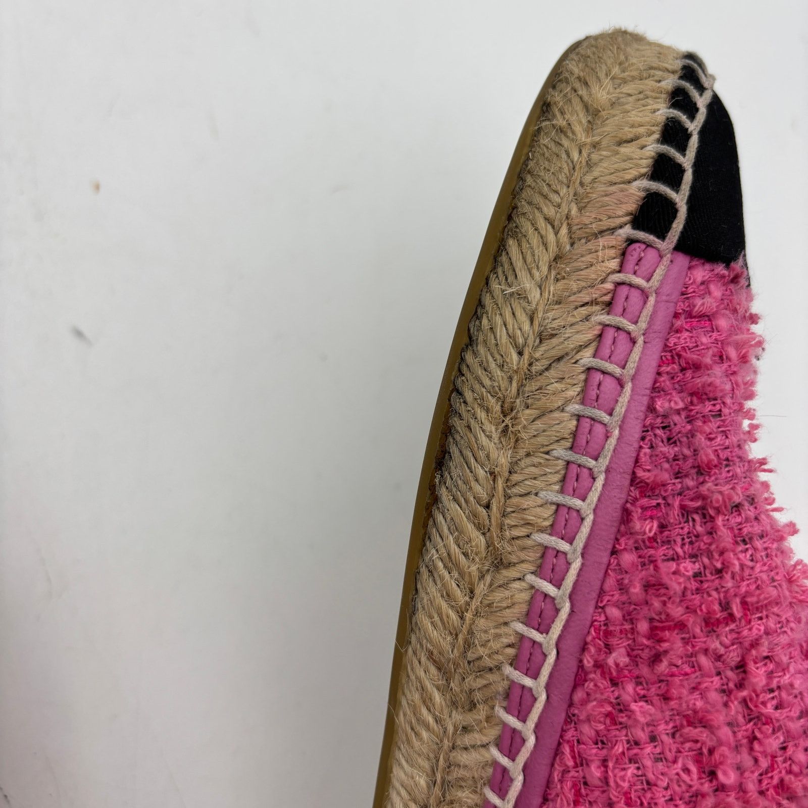 Chanel Chanel CC Pink Tweed Espadrilles Cap Toe Women's 39 US 8 Size US 8 / IT 38 - 11 Thumbnail