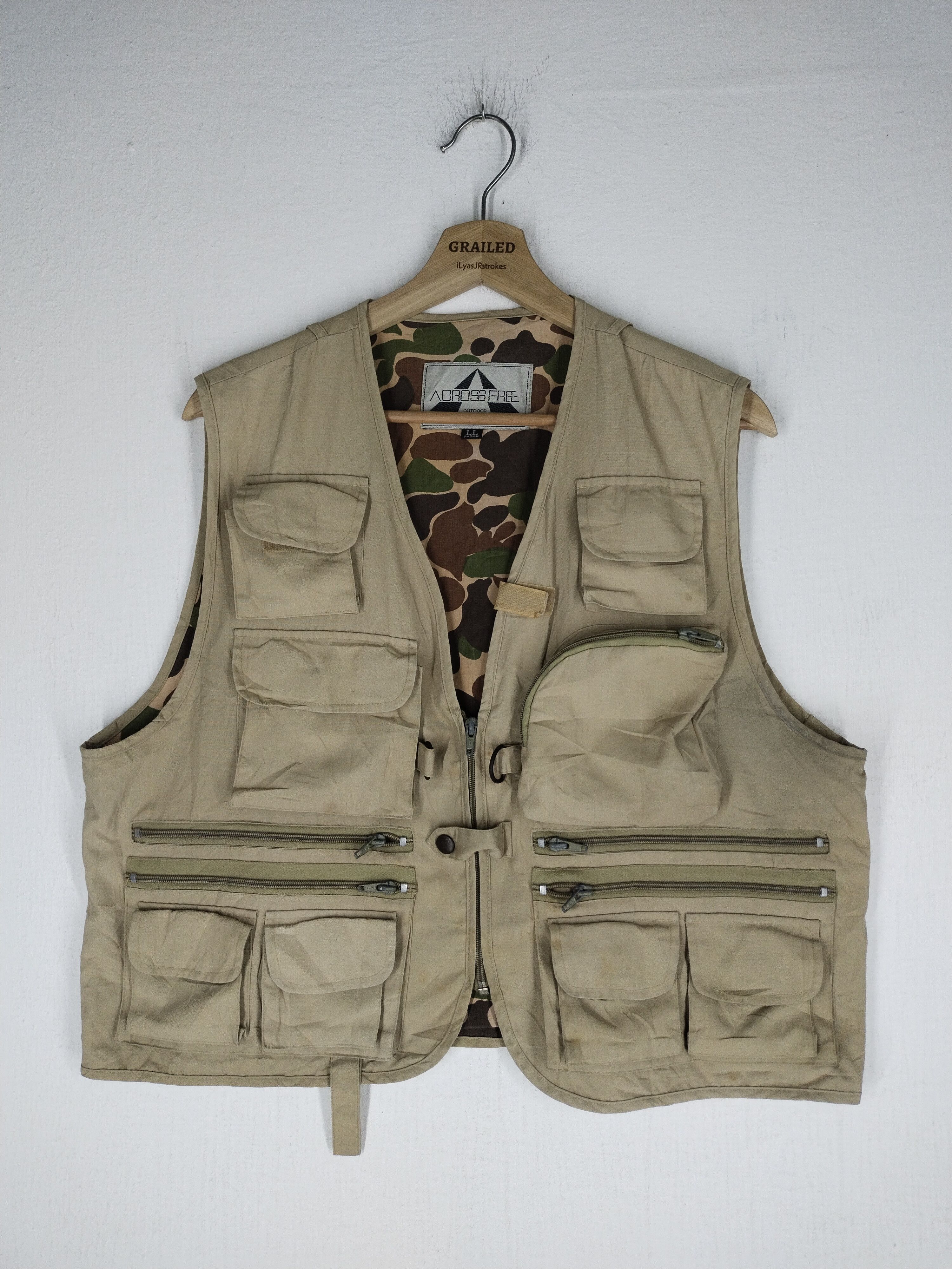 Gear for Sports 🔥 Vtg Camo Vest Reversible Tactical Pocket Size US L / EU 52-54 / 3 - 1 Thumbnail